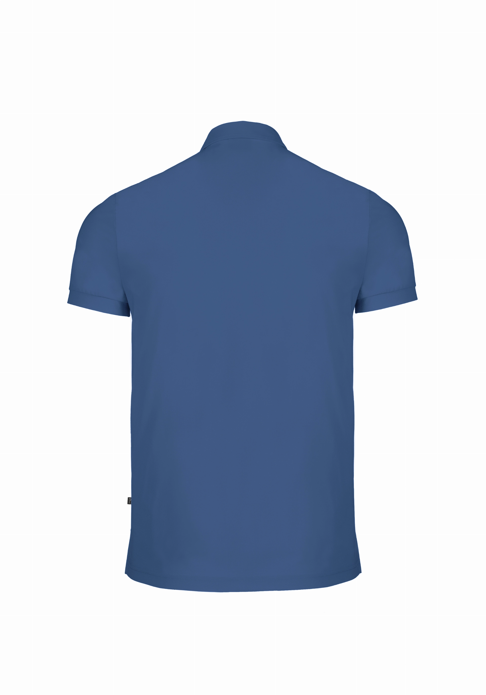 Shirt van katoen en cashmere | Blue