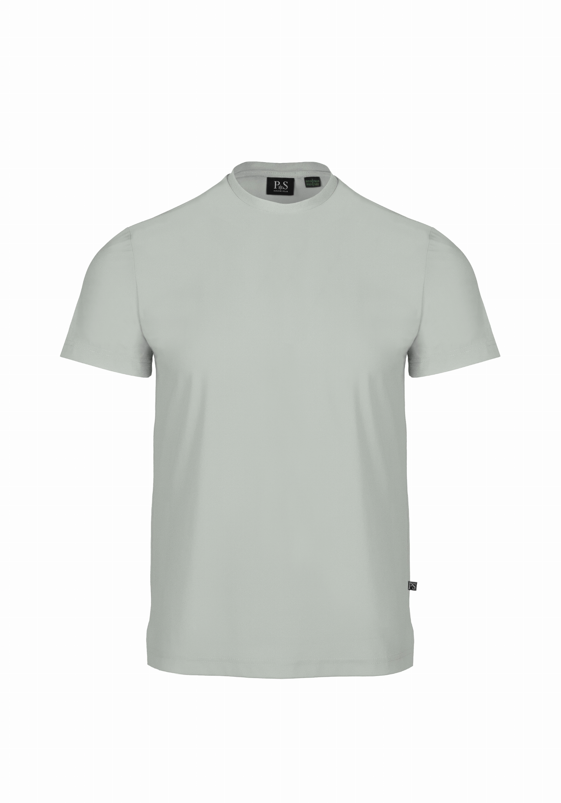 Shirt van katoen en cashmere | Grey