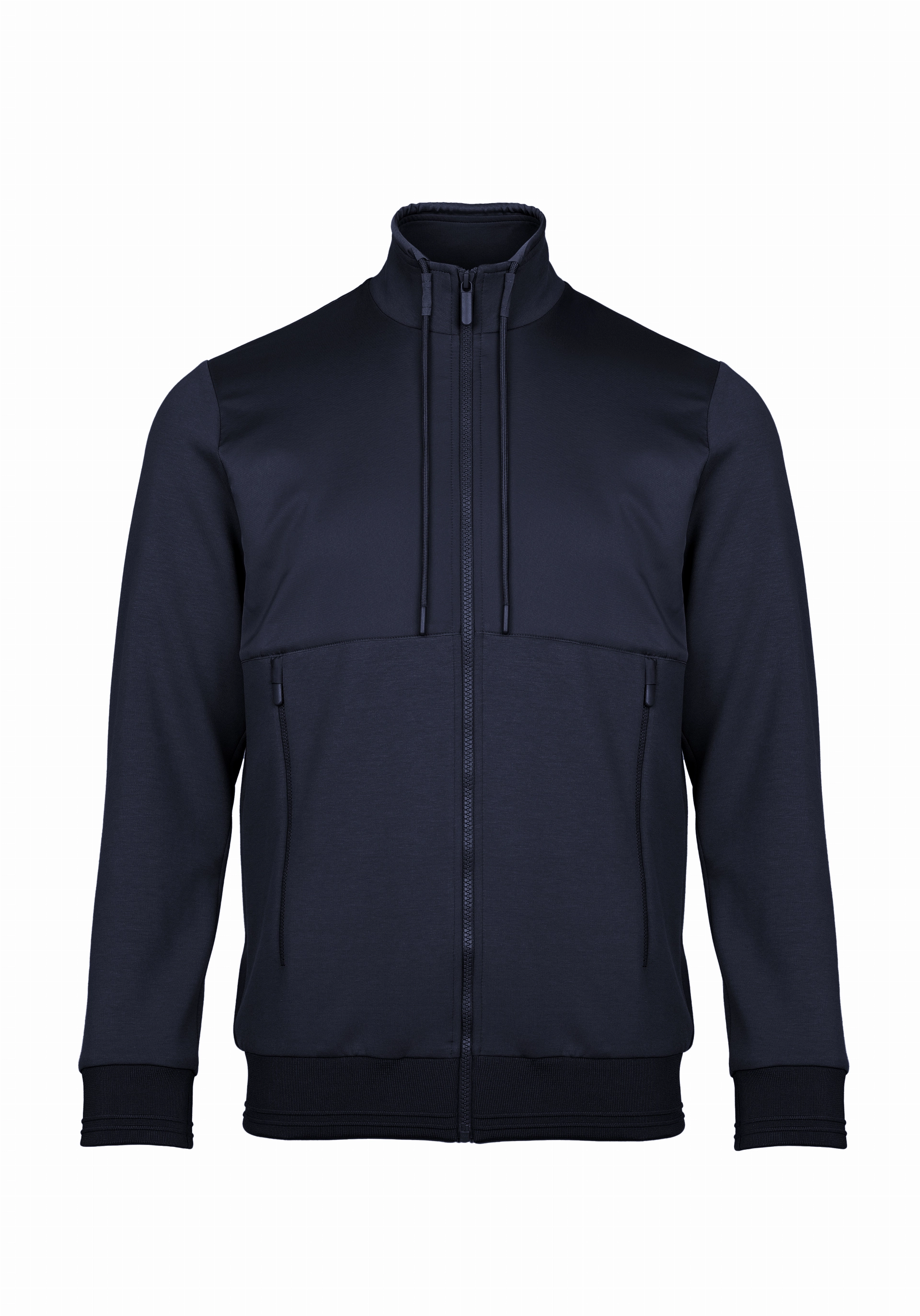 Shirt van katoen en cashmere | Blue