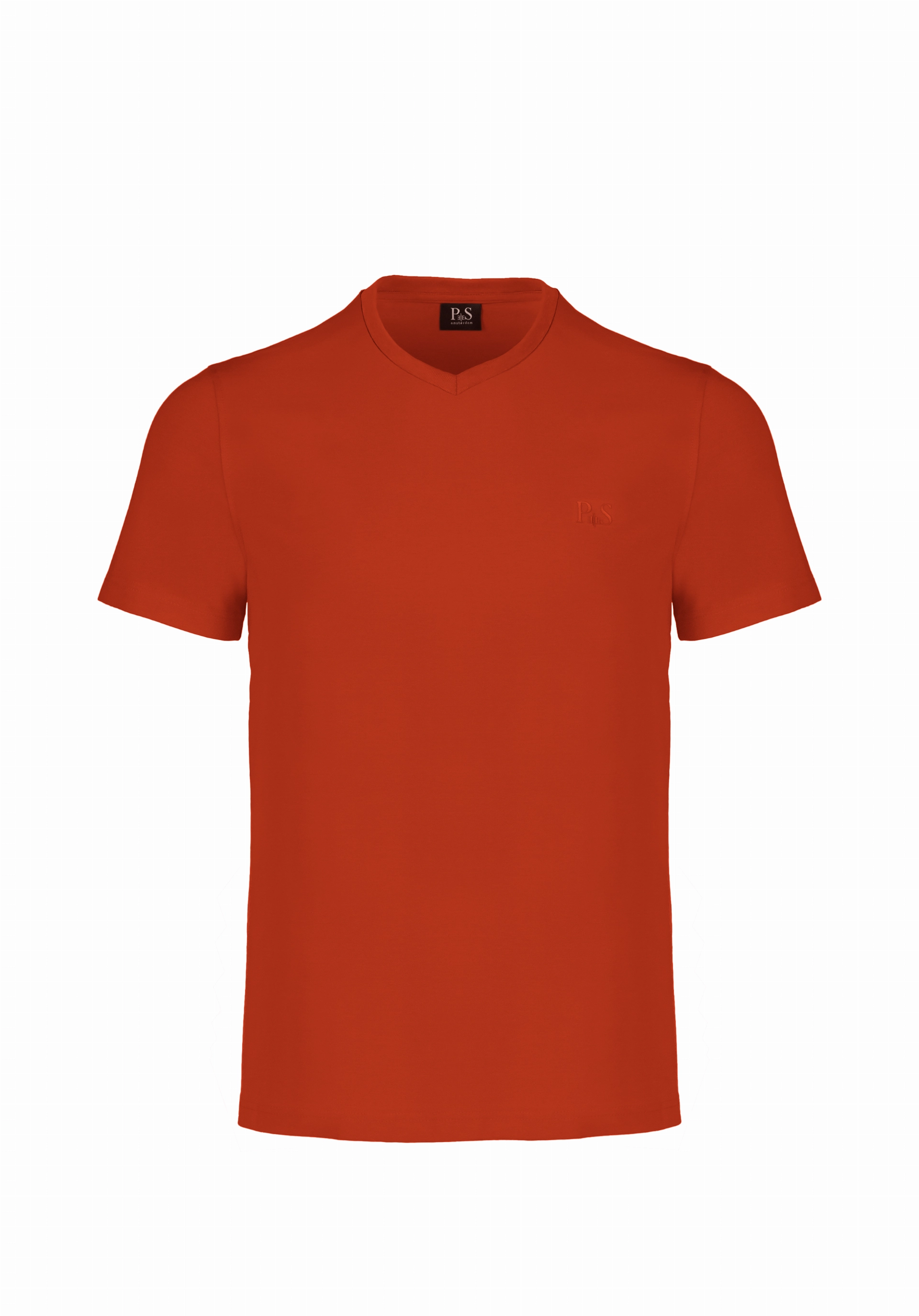 Shirt van katoen en cashmere | Red