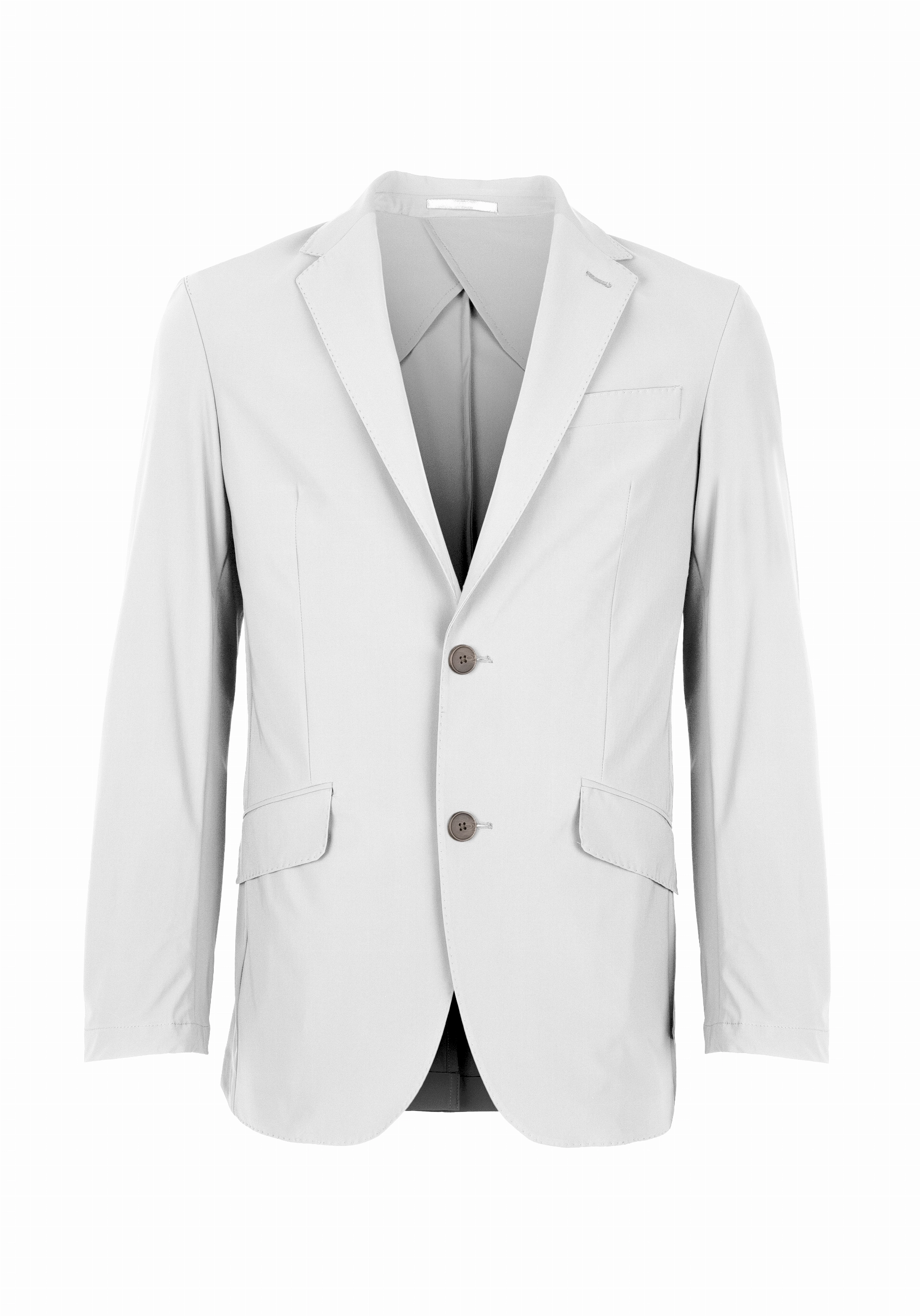 Shirt van katoen en cashmere | White