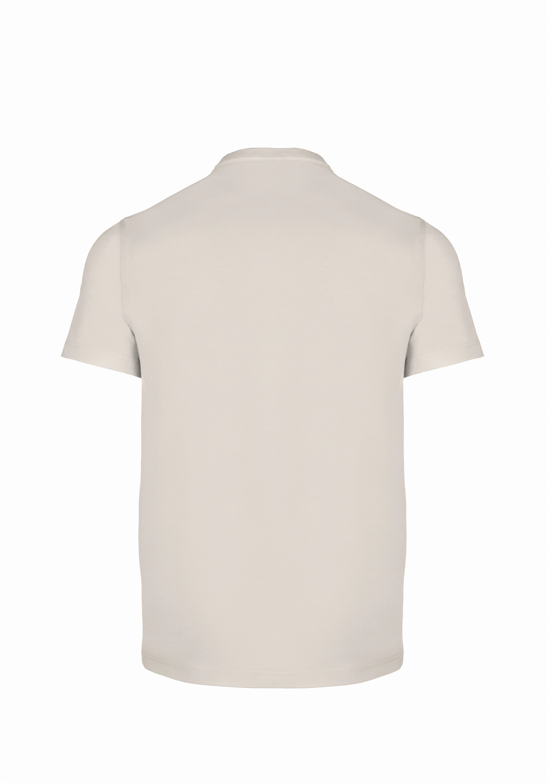 Shirt van katoen en cashmere | Beige