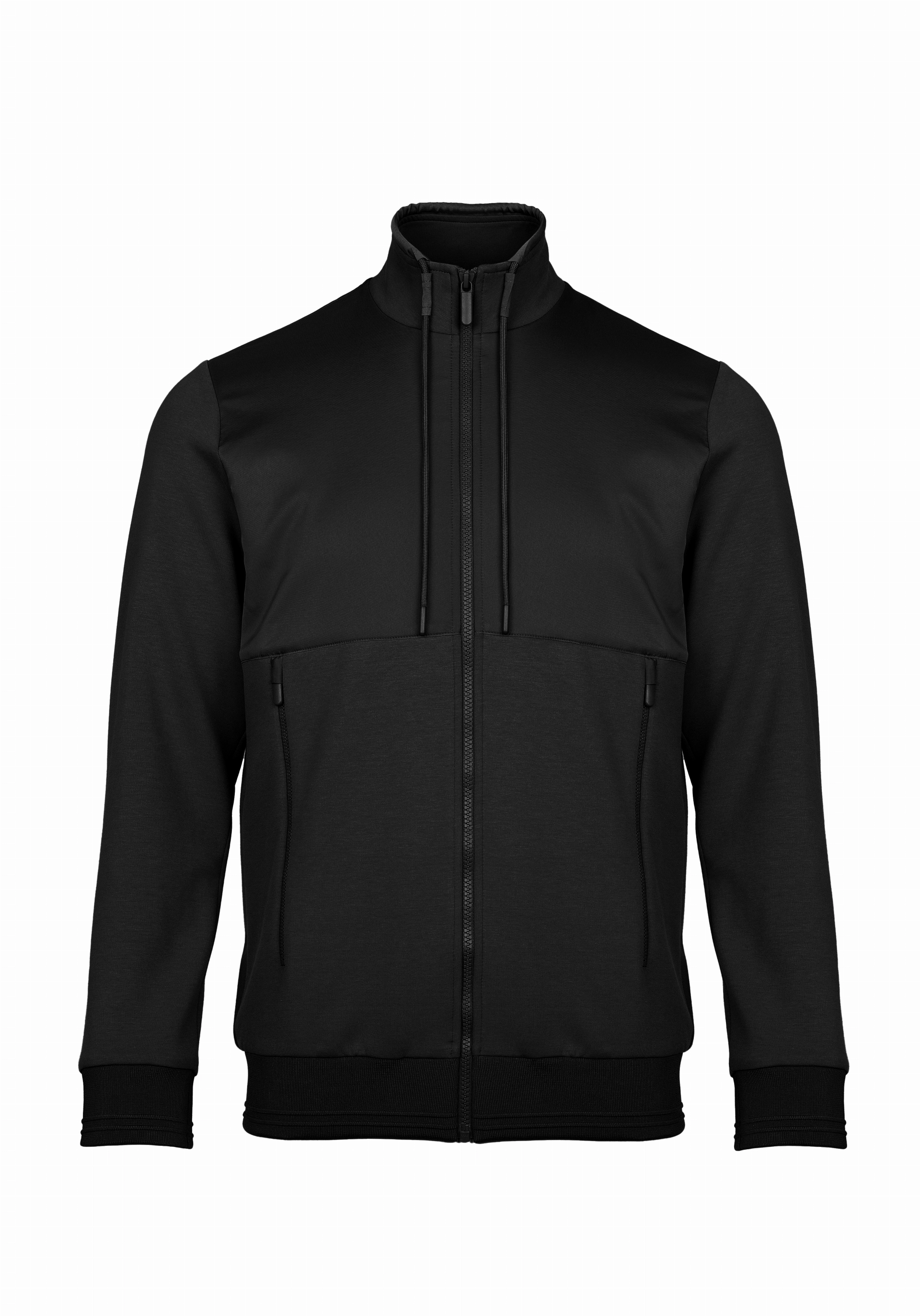 Shirt van katoen en cashmere | Black