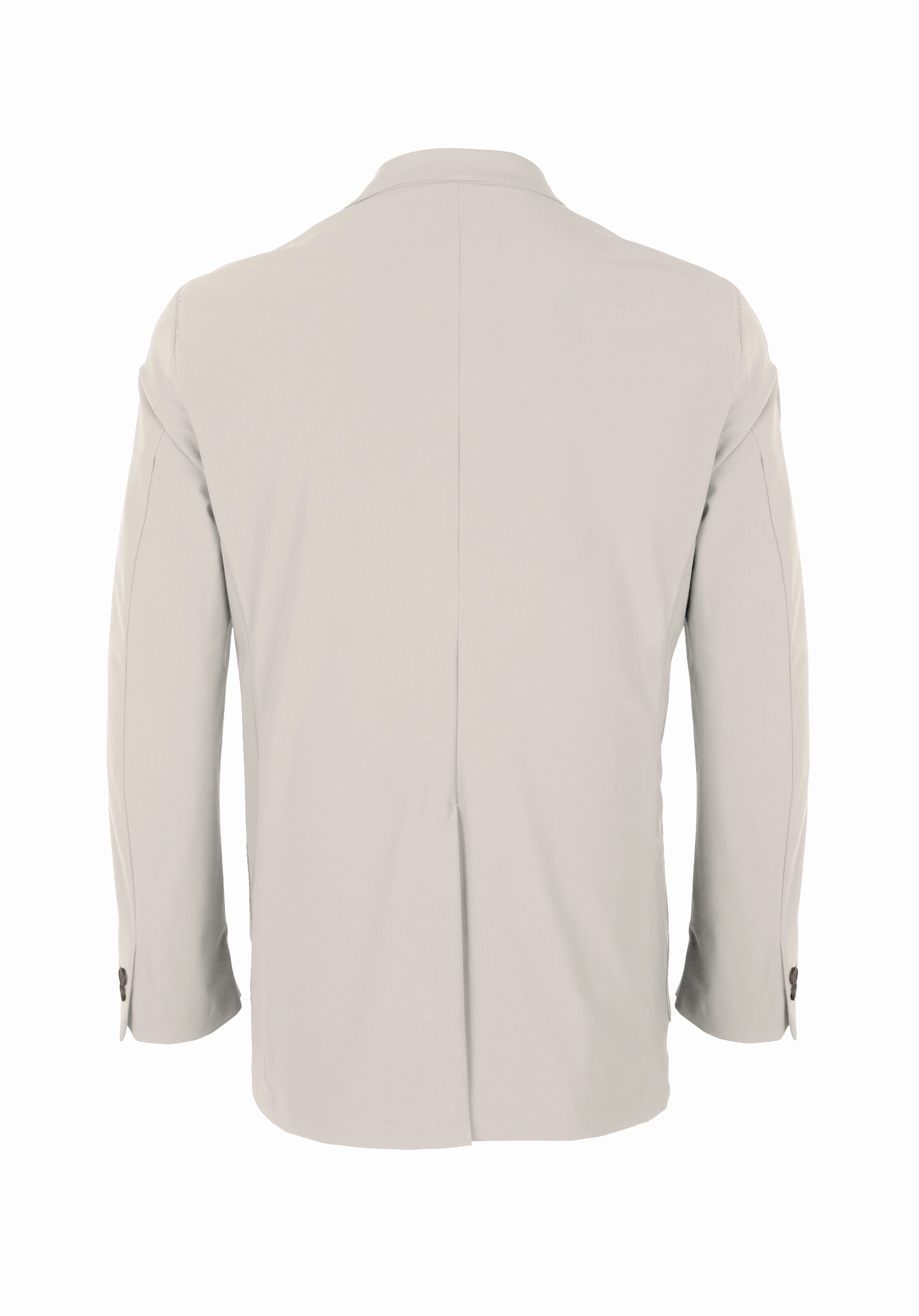 Shirt van katoen en cashmere | Beige