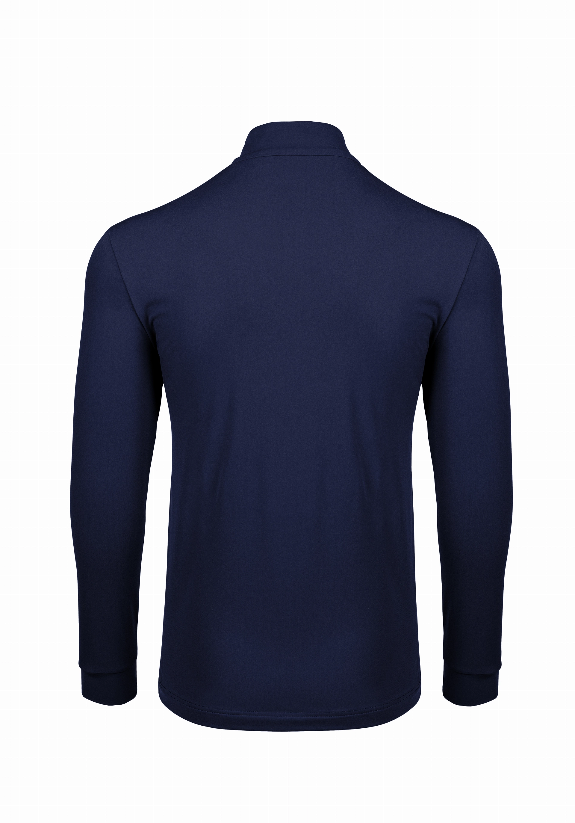Shirt van katoen en cashmere | Blue