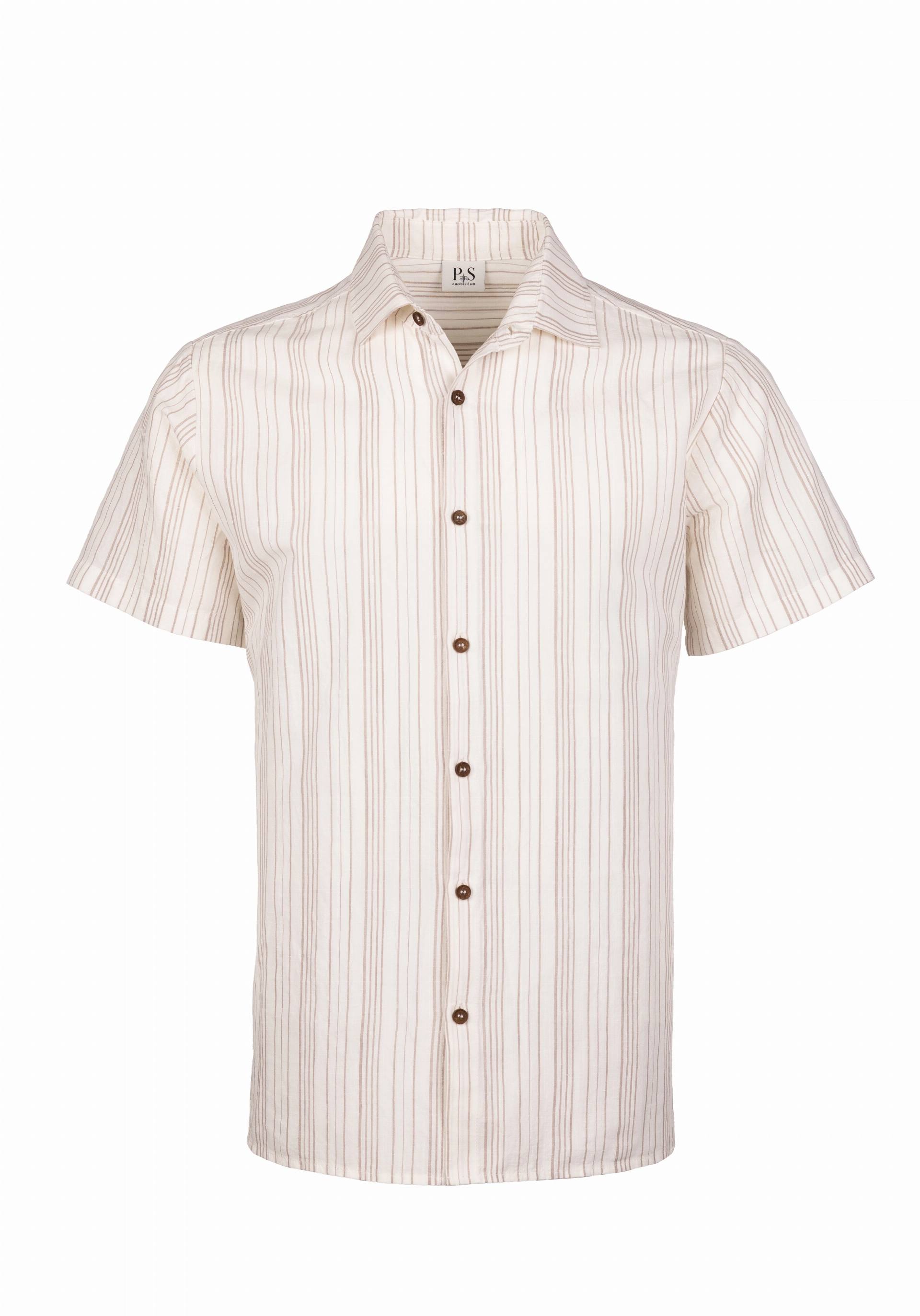 Shirt van katoen en cashmere | White