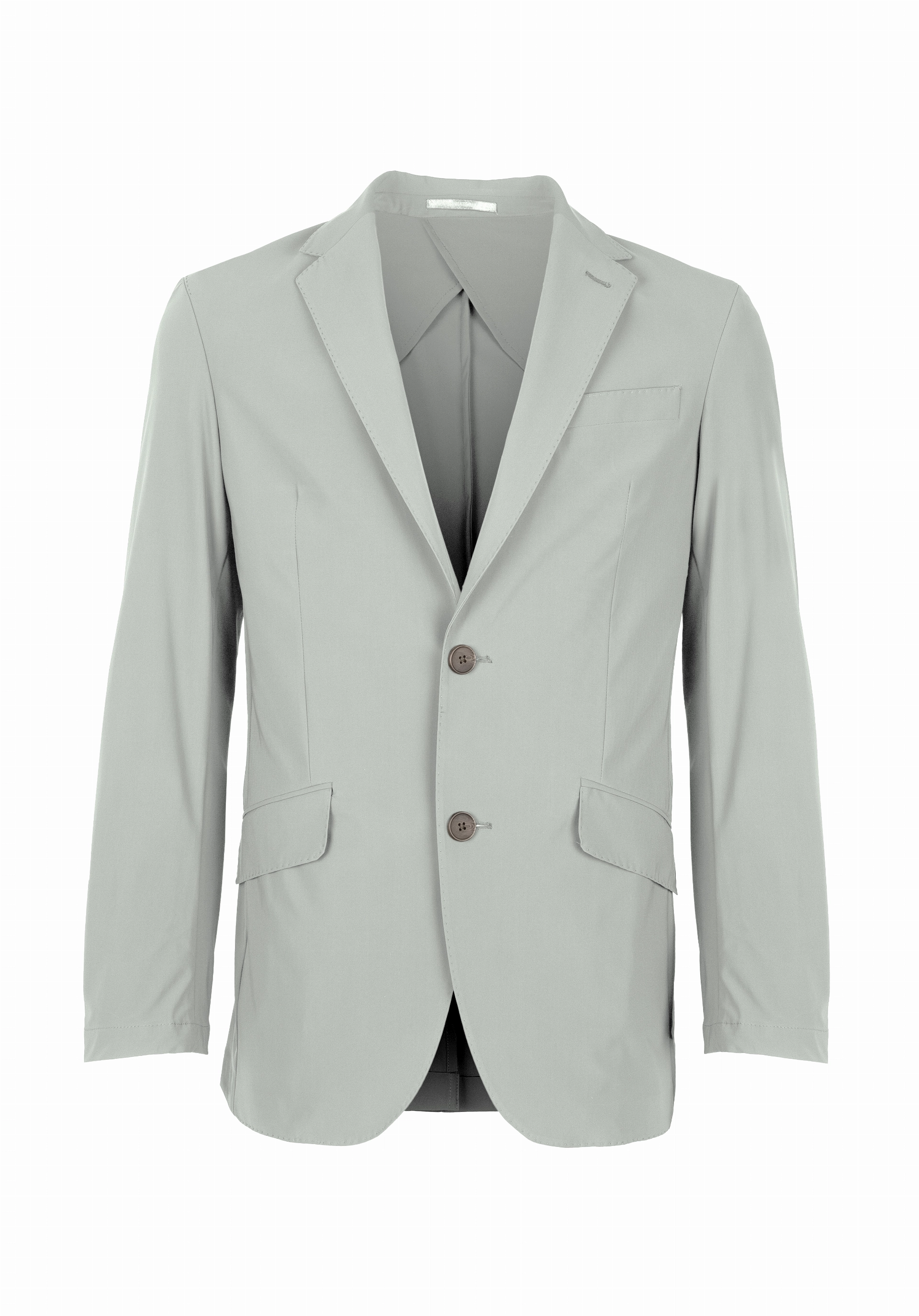 Shirt van katoen en cashmere | Grey