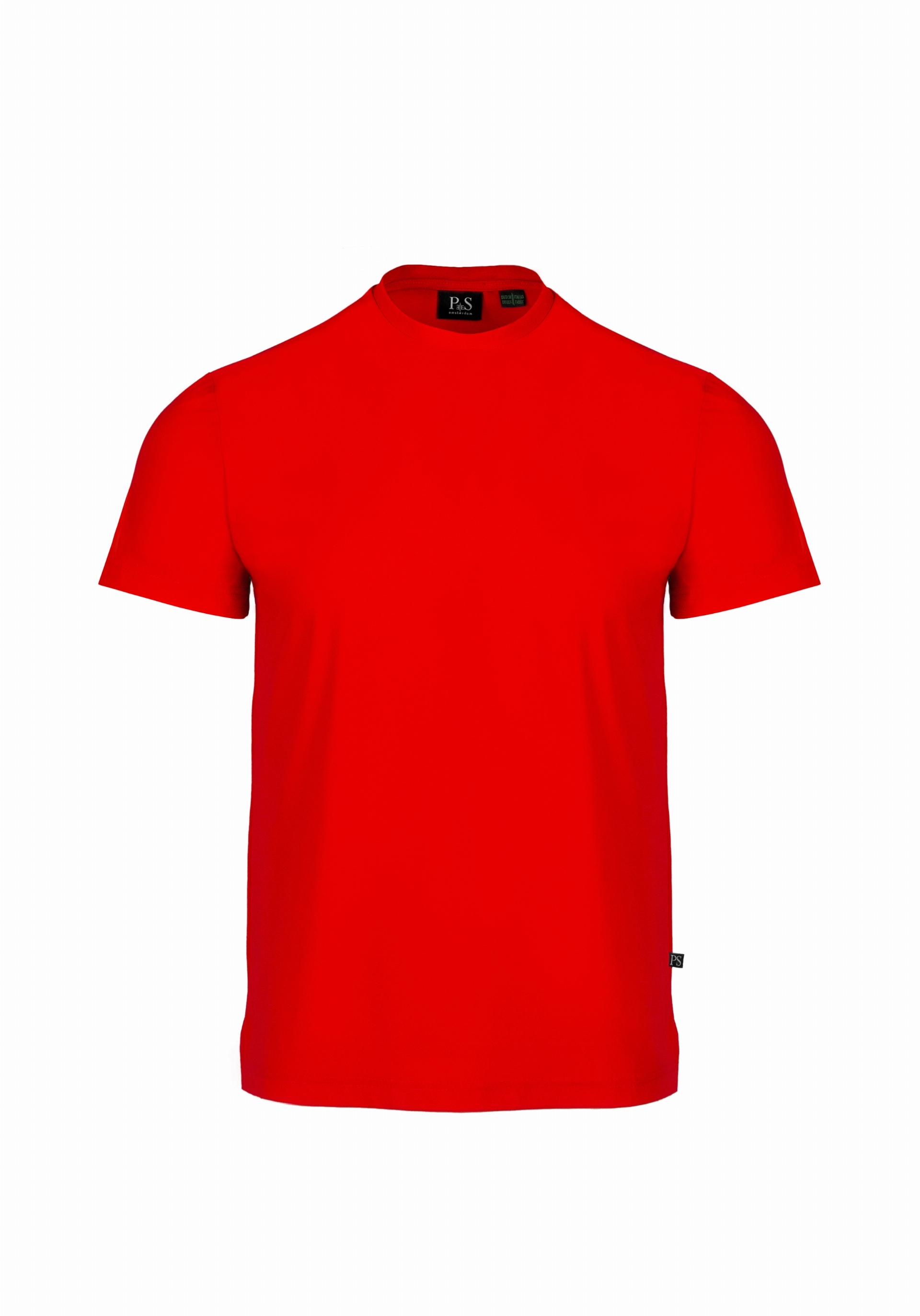 Shirt van katoen en cashmere | Red