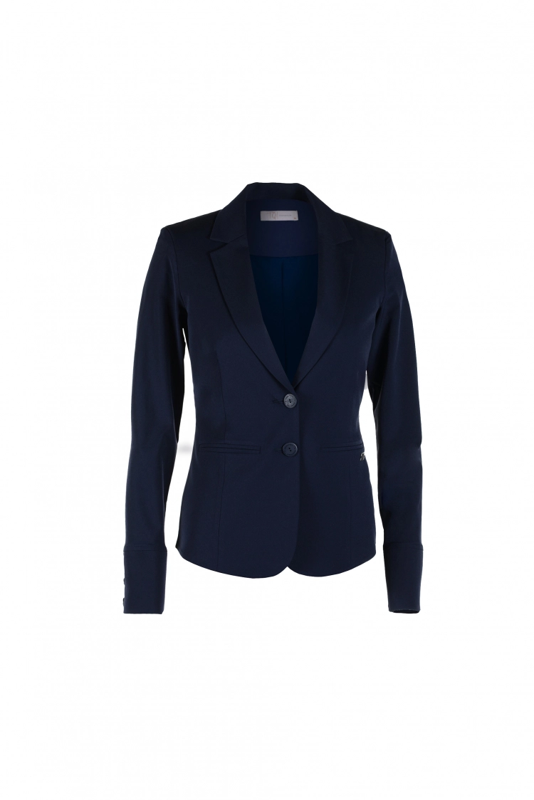 Shirt van katoen en cashmere | Blue
