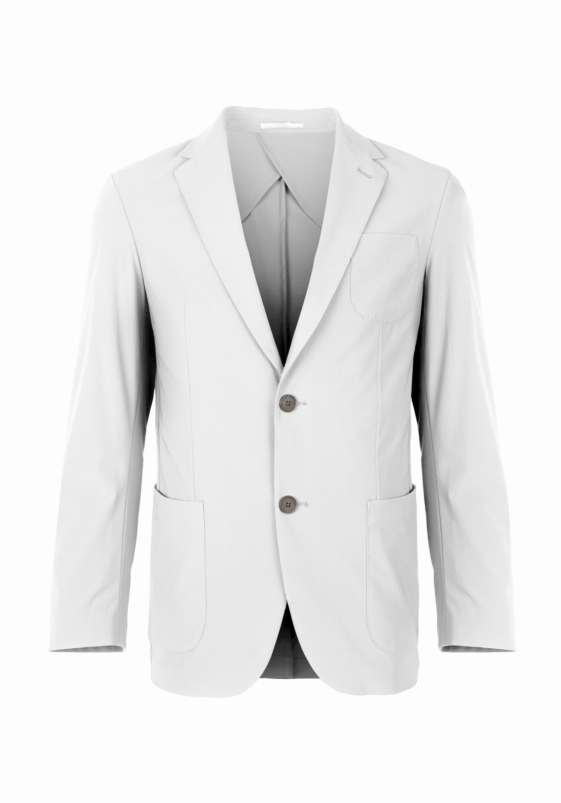 Shirt van katoen en cashmere | White