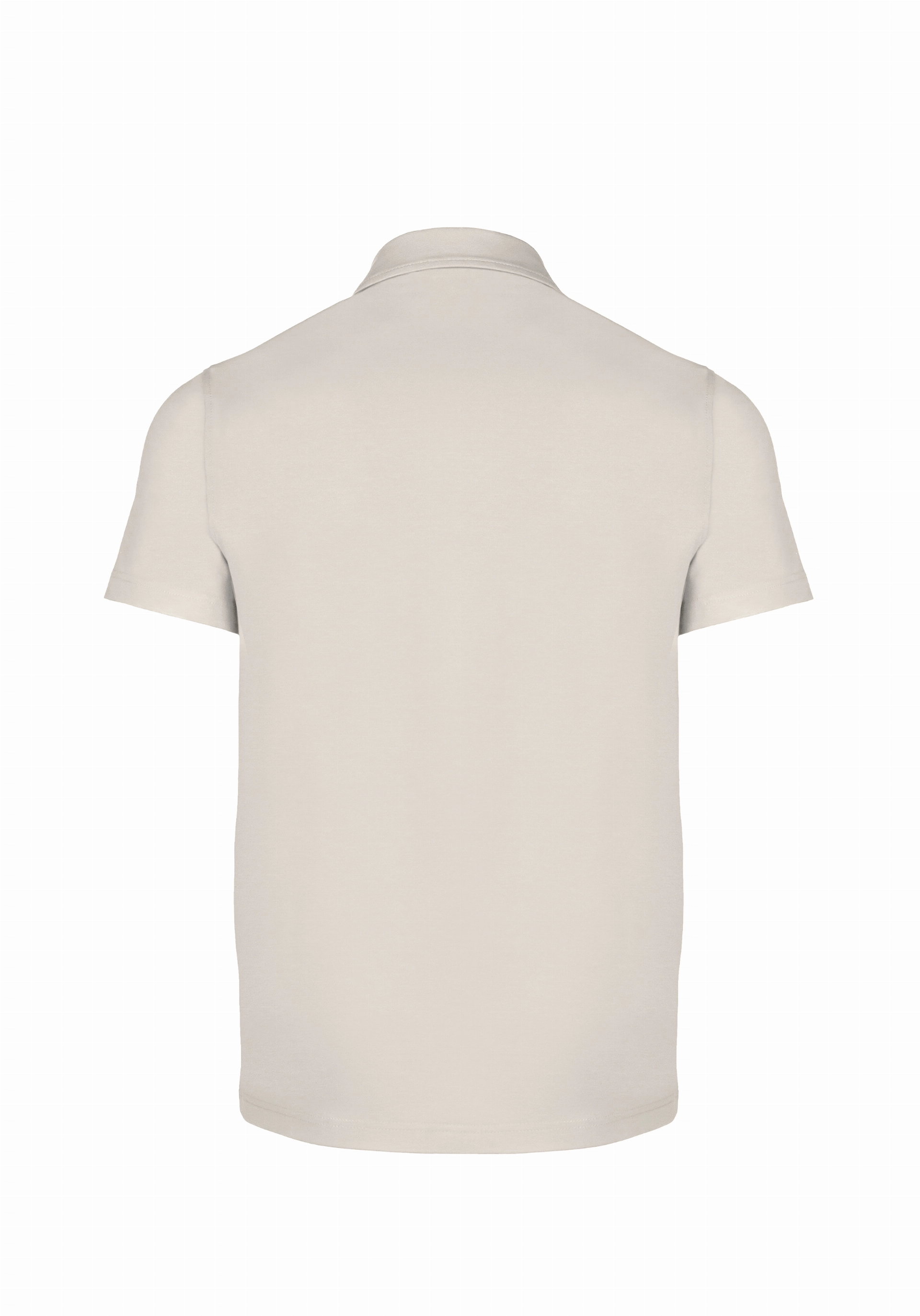 Shirt van katoen en cashmere | Beige