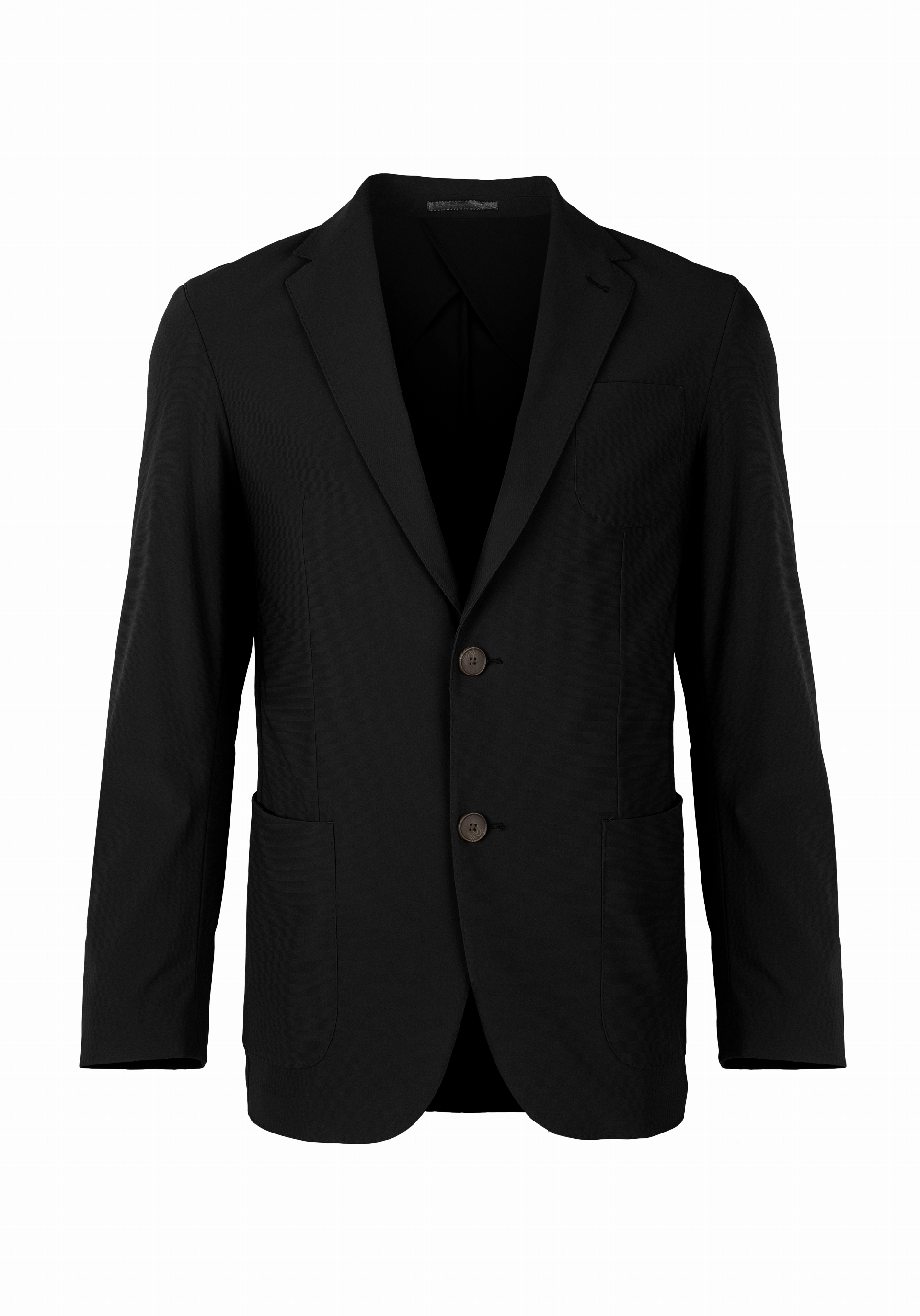 Shirt van katoen en cashmere | Black