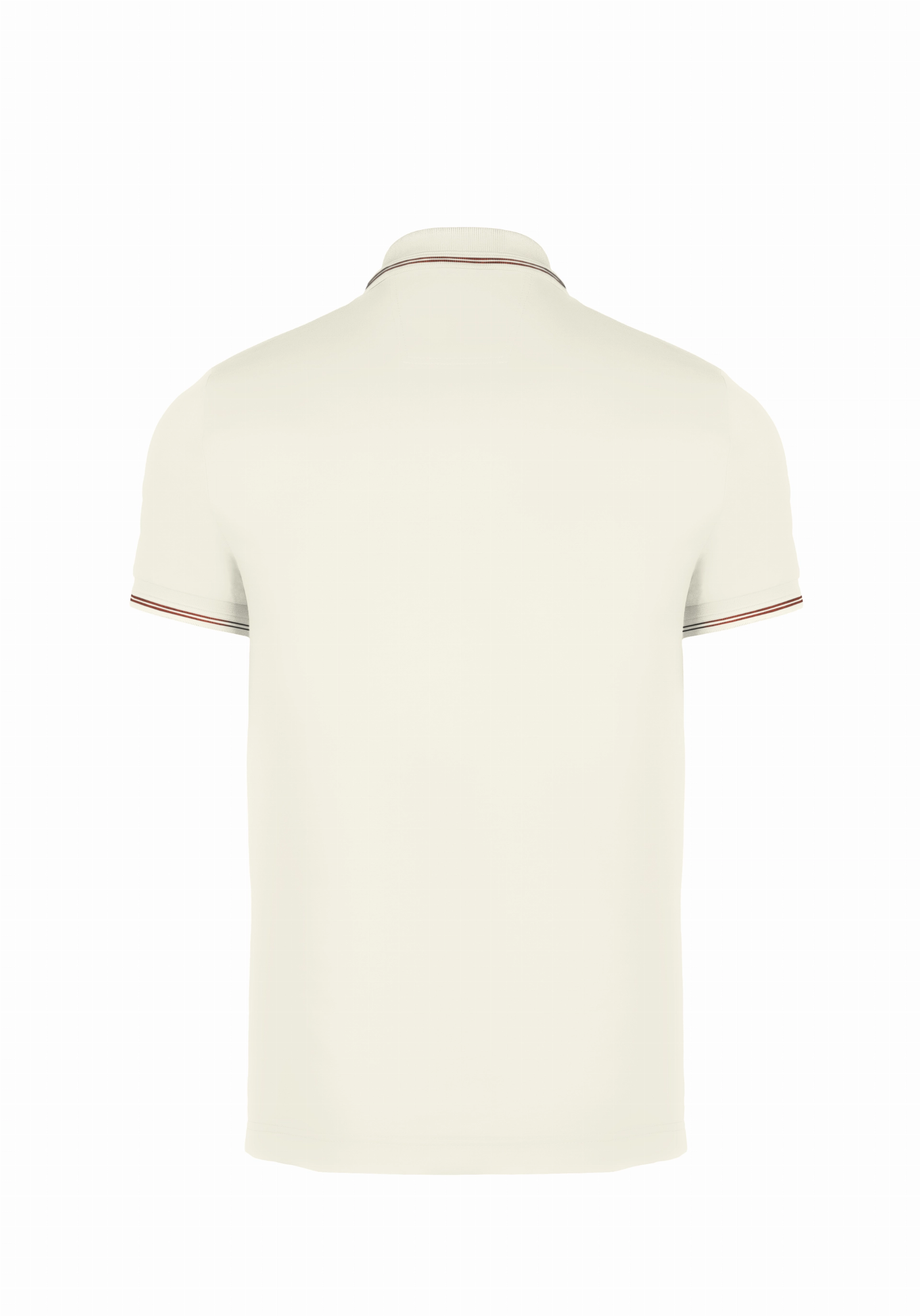 Shirt van katoen en cashmere | Beige