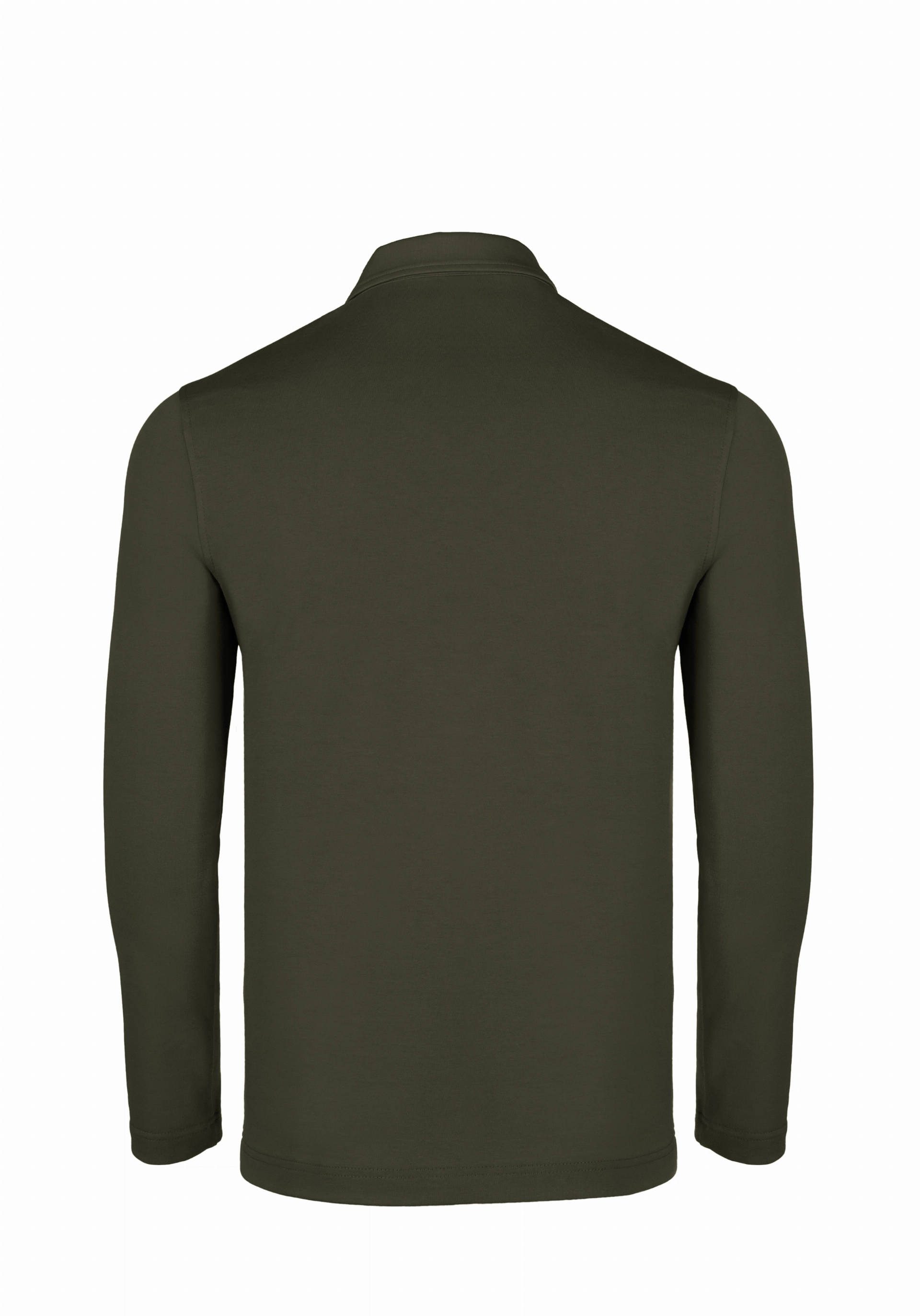 Shirt van katoen en cashmere | Green