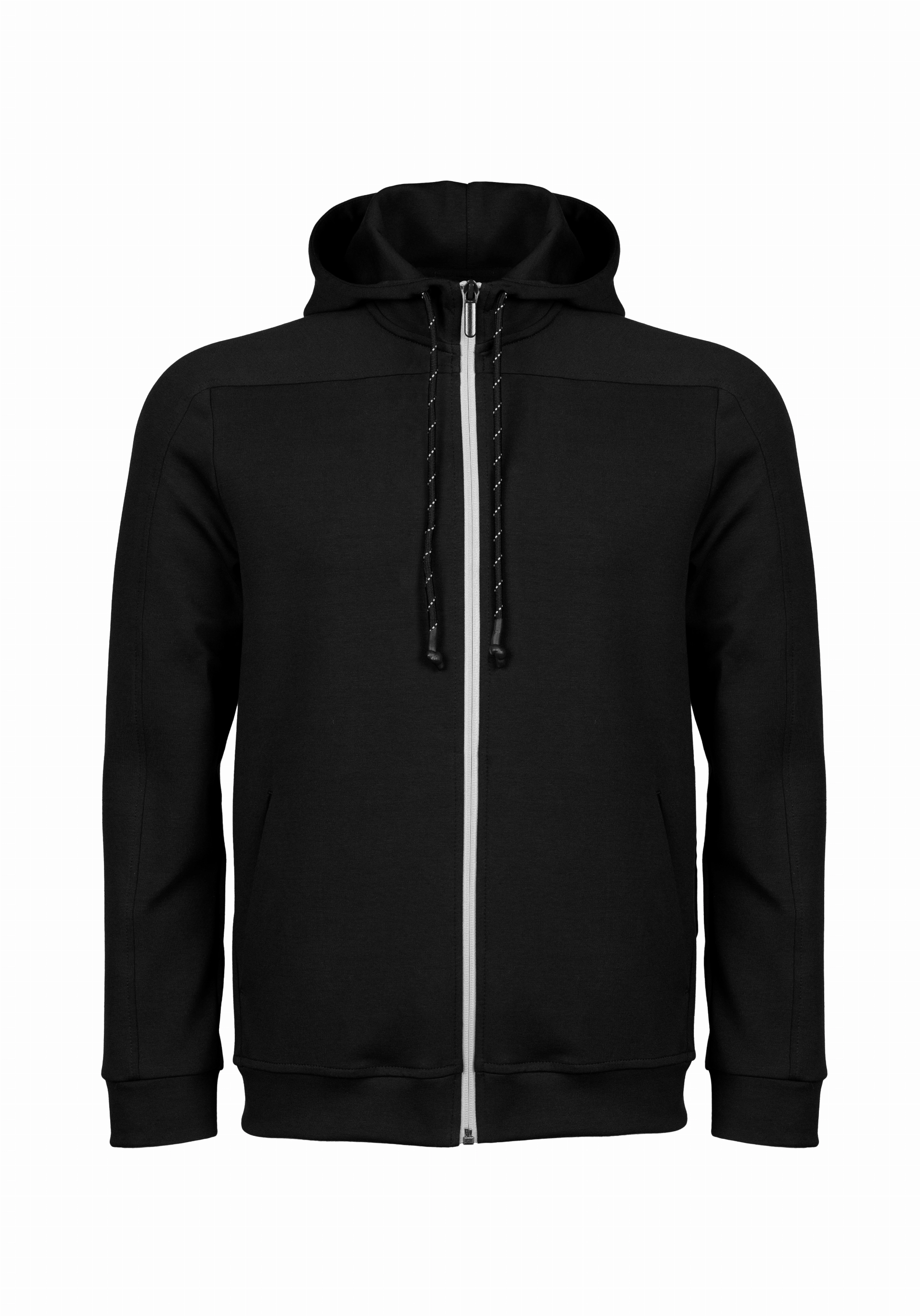 Shirt van katoen en cashmere | Black