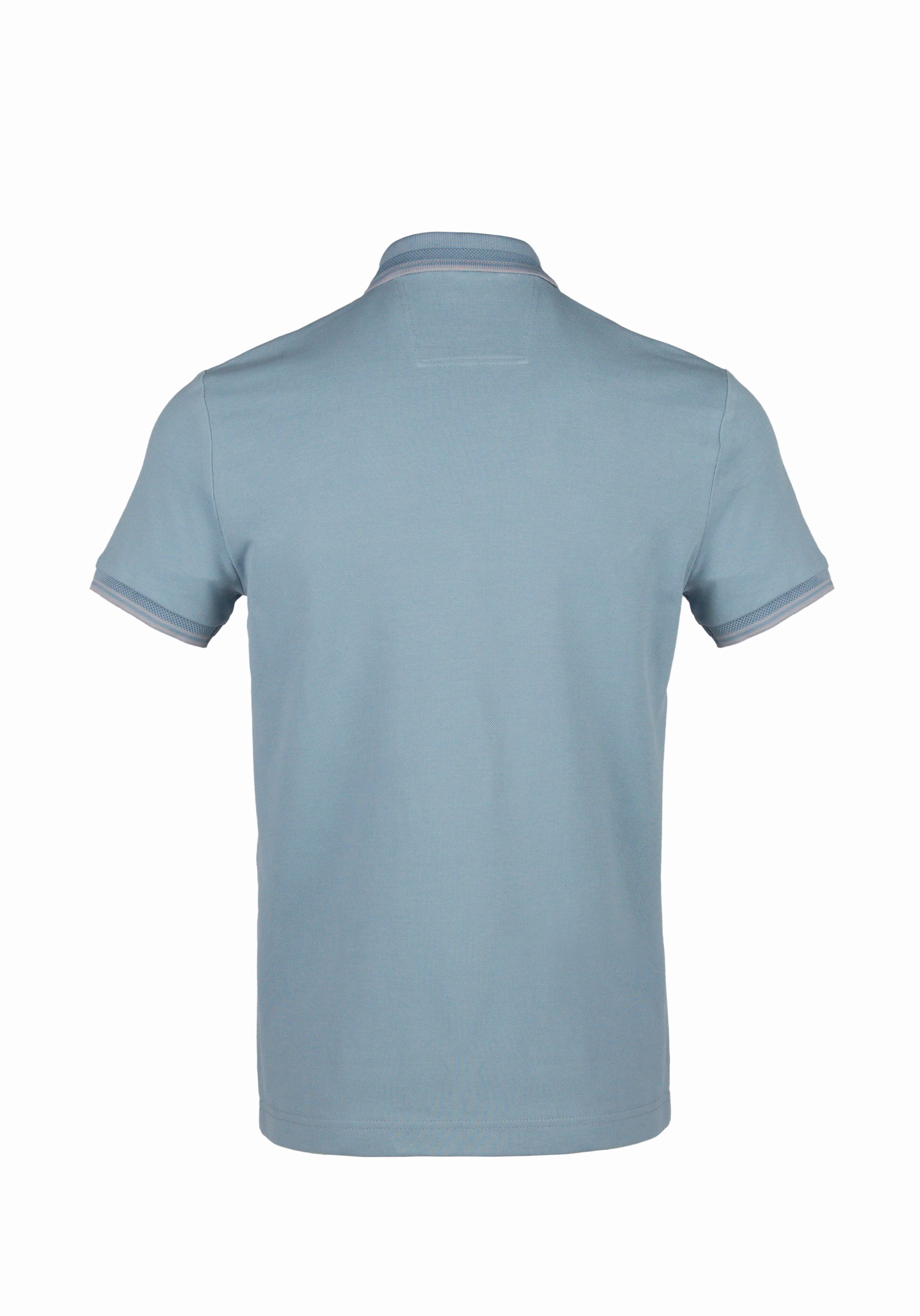 Shirt van katoen en cashmere | Blue