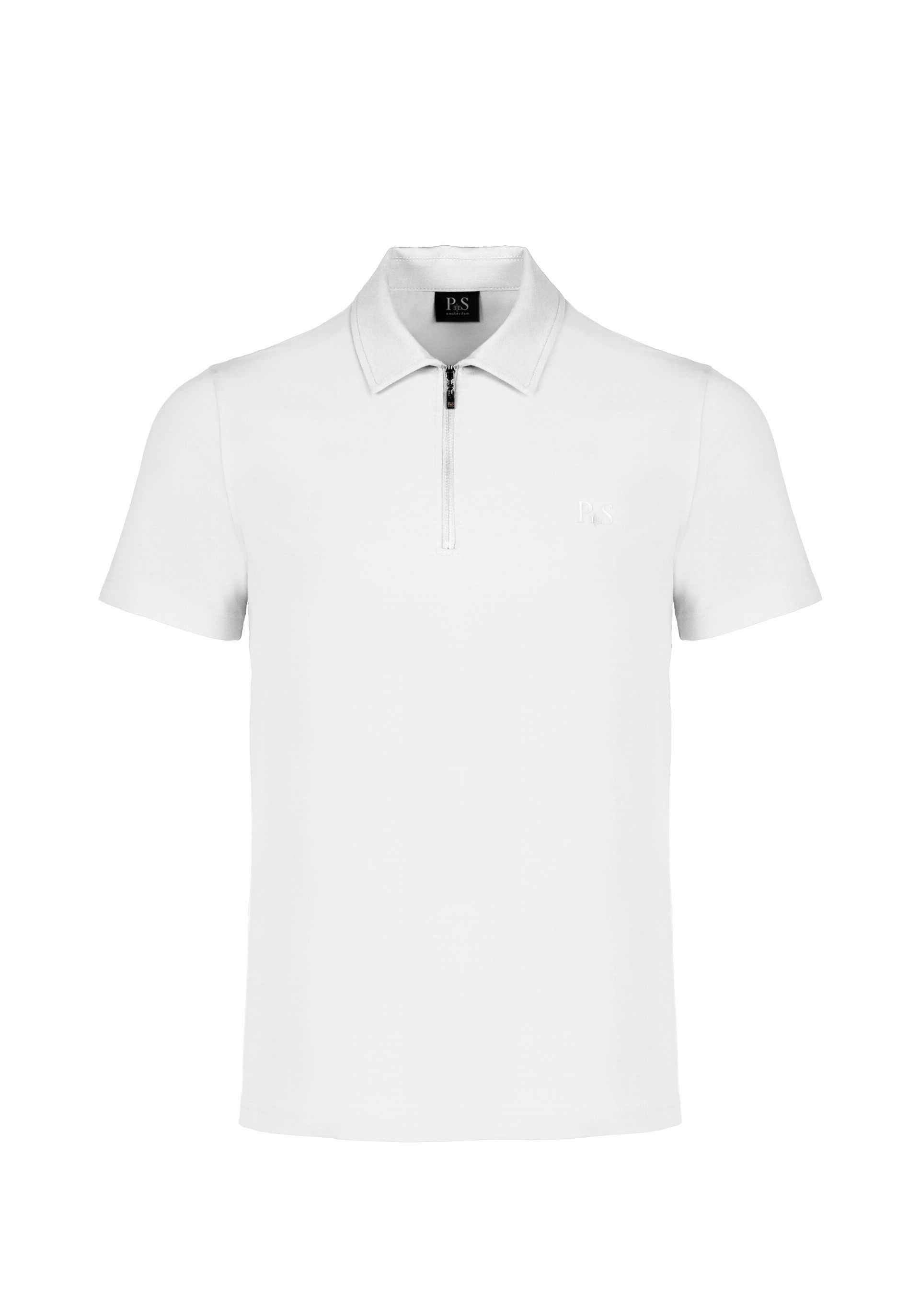 Shirt van katoen en cashmere | White