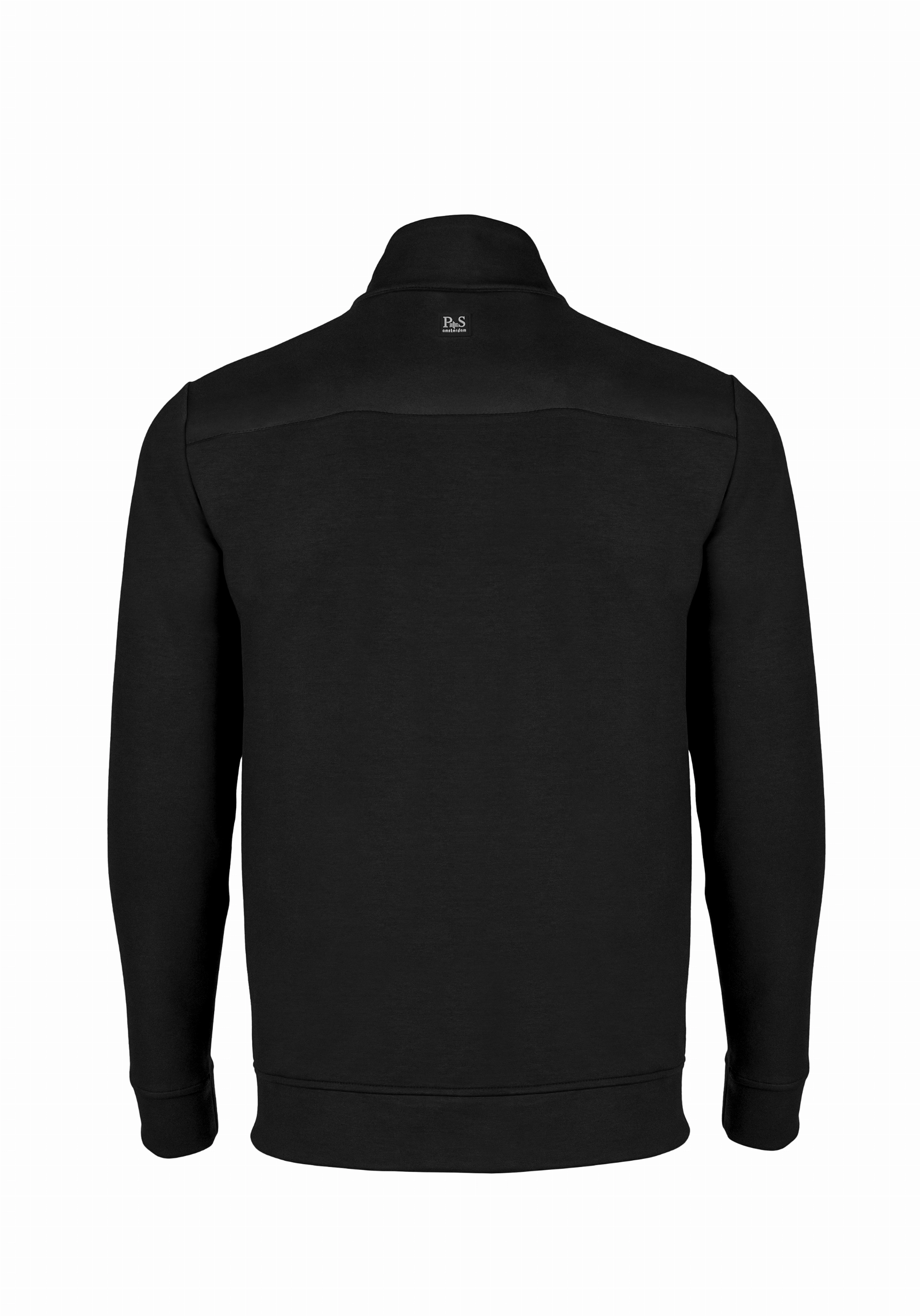 Shirt van katoen en cashmere | Black