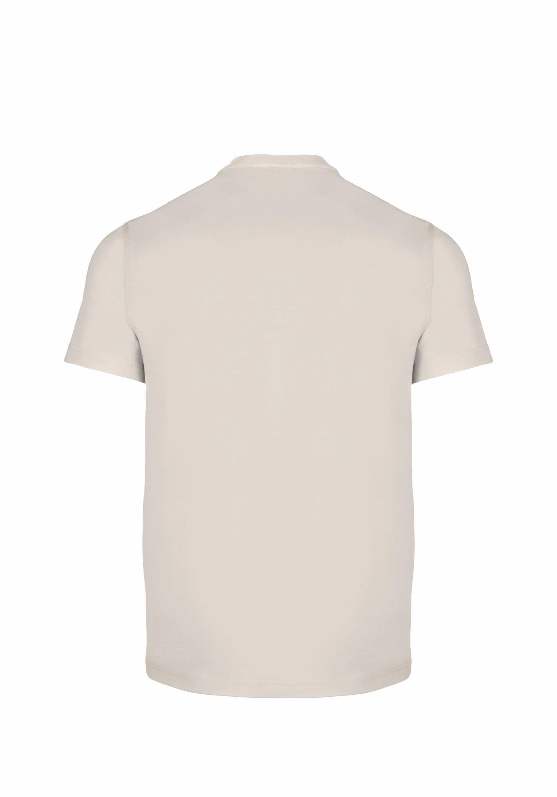 Shirt van katoen en cashmere | Beige