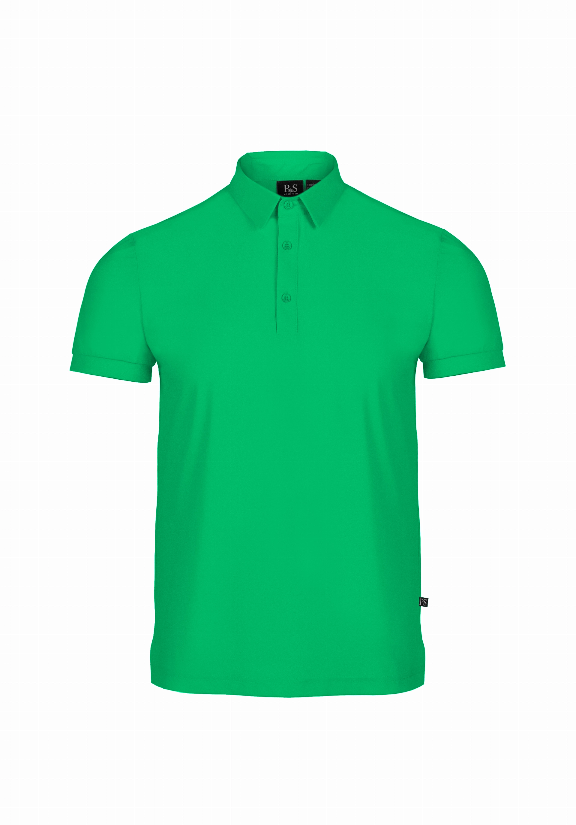 Shirt van katoen en cashmere | Green