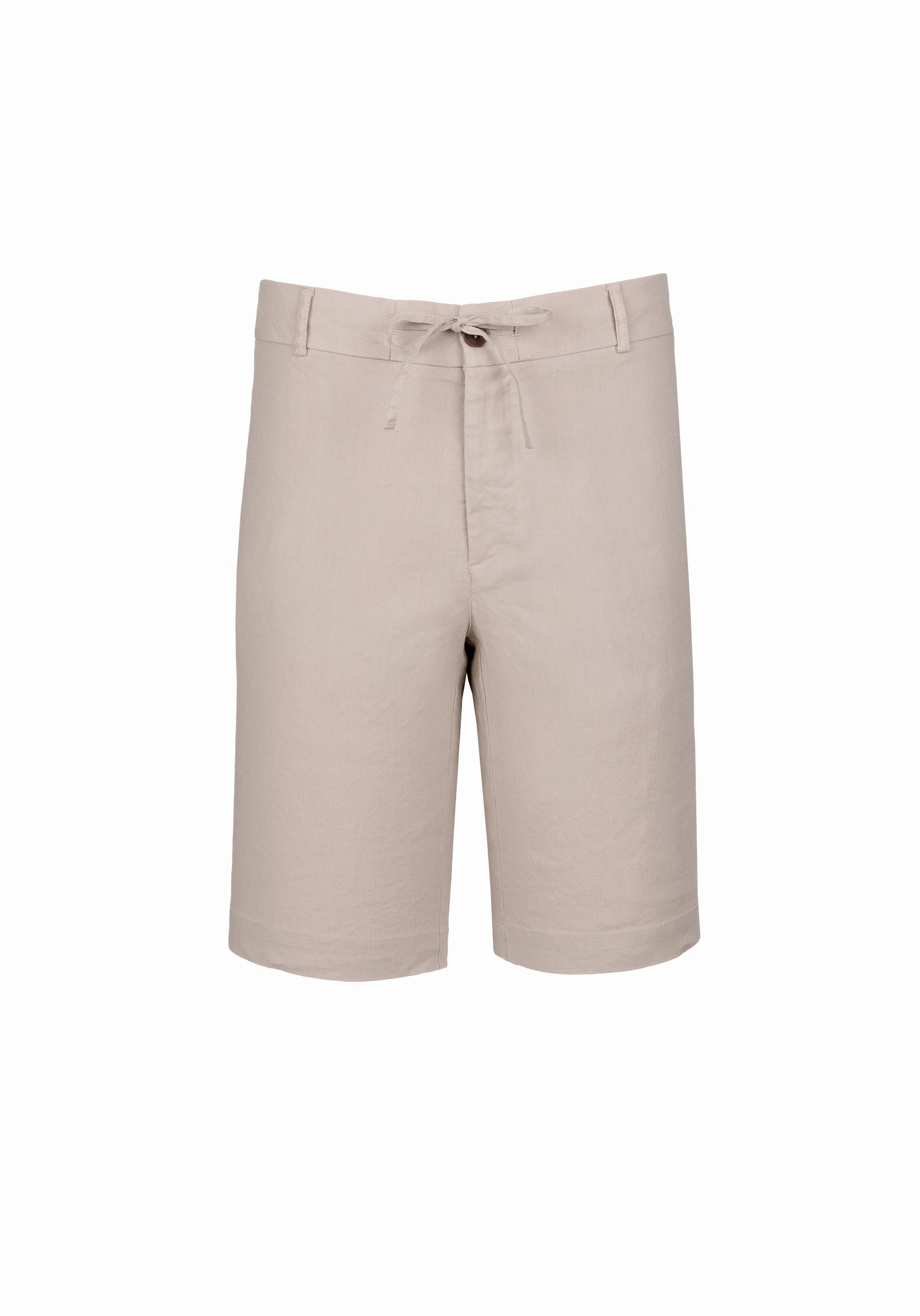 Shirt van katoen en cashmere | Brown