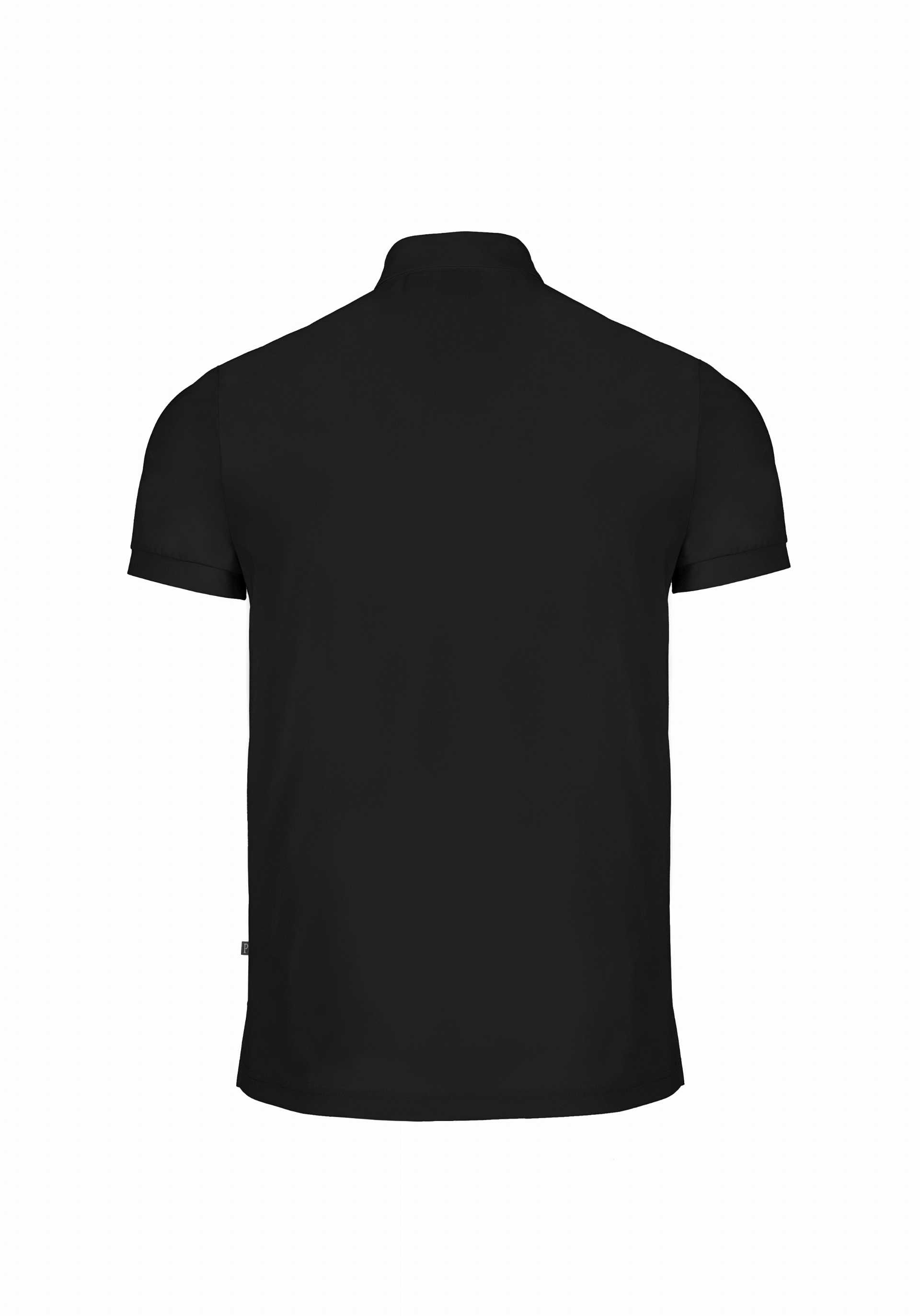 Shirt van katoen en cashmere | Black
