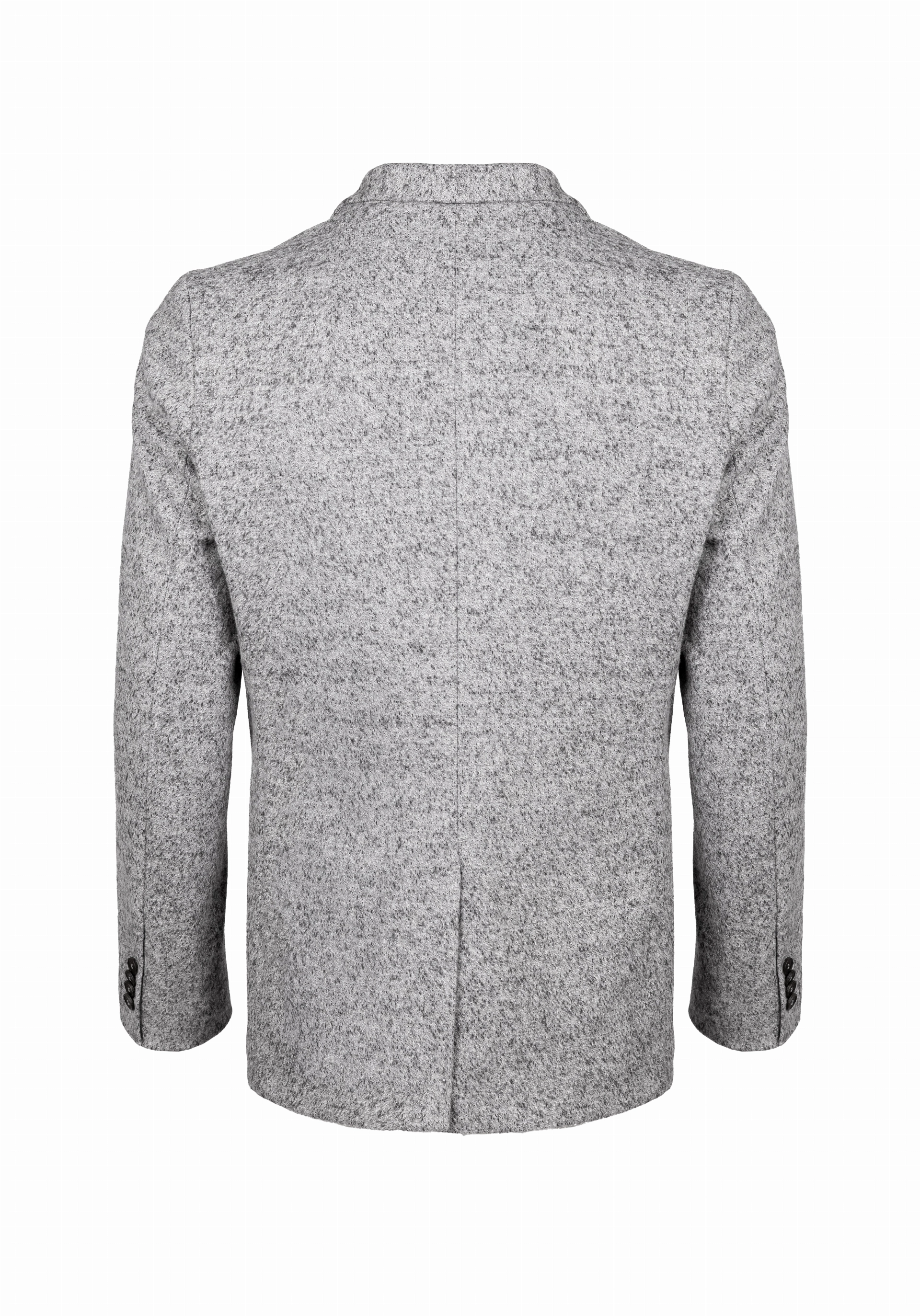 Shirt van katoen en cashmere | Grey
