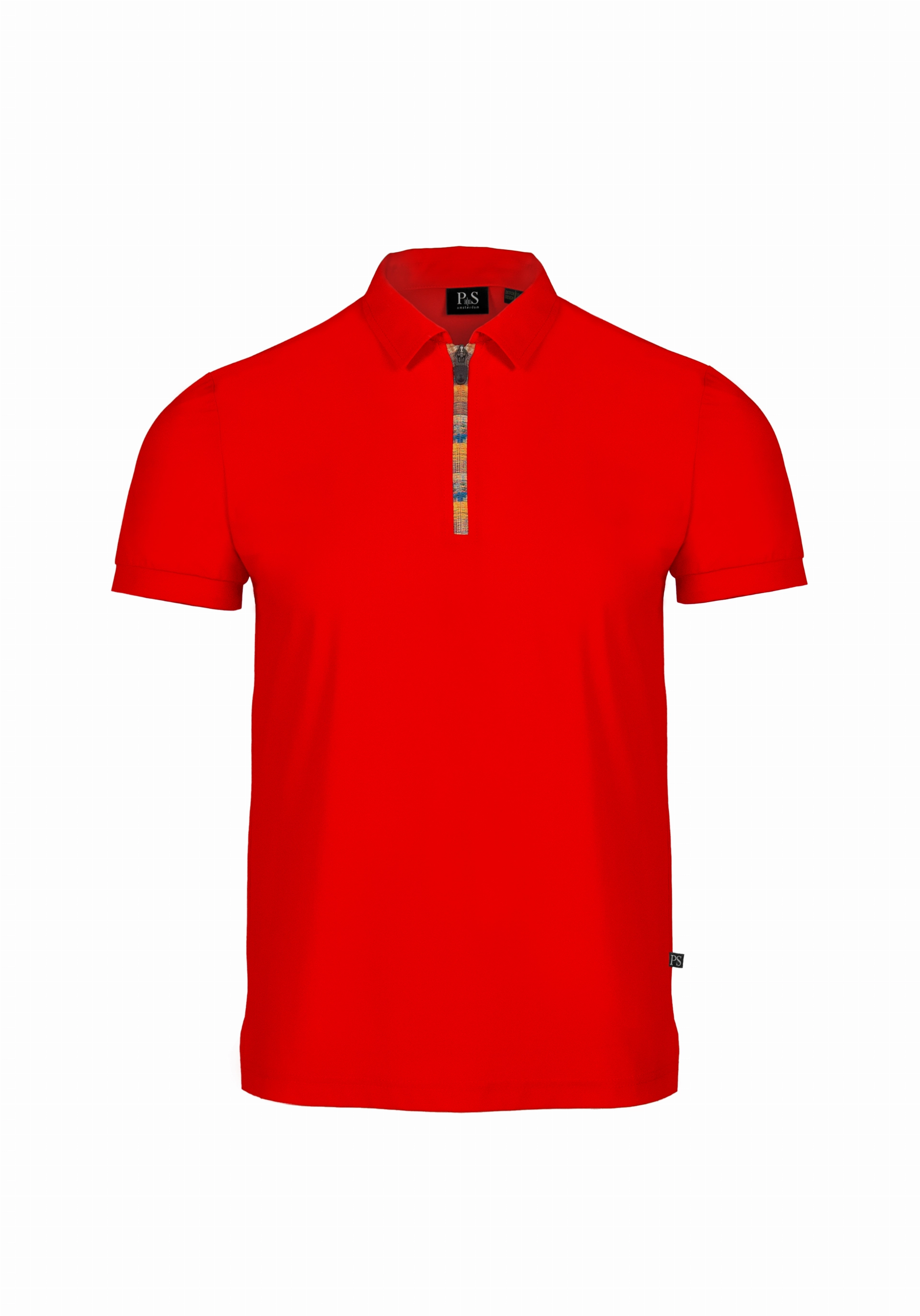 Shirt van katoen en cashmere | Red
