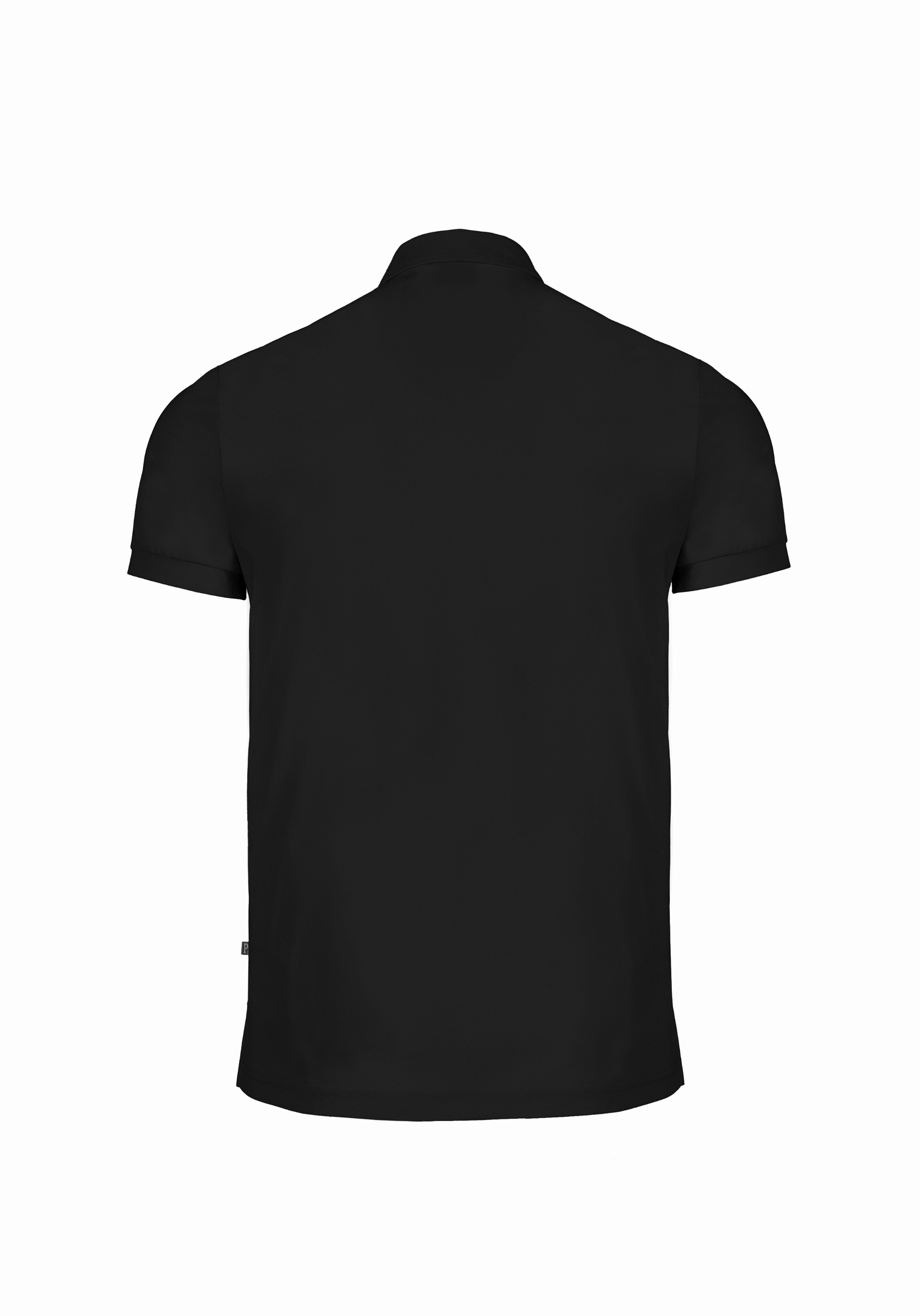 Shirt van katoen en cashmere | Black