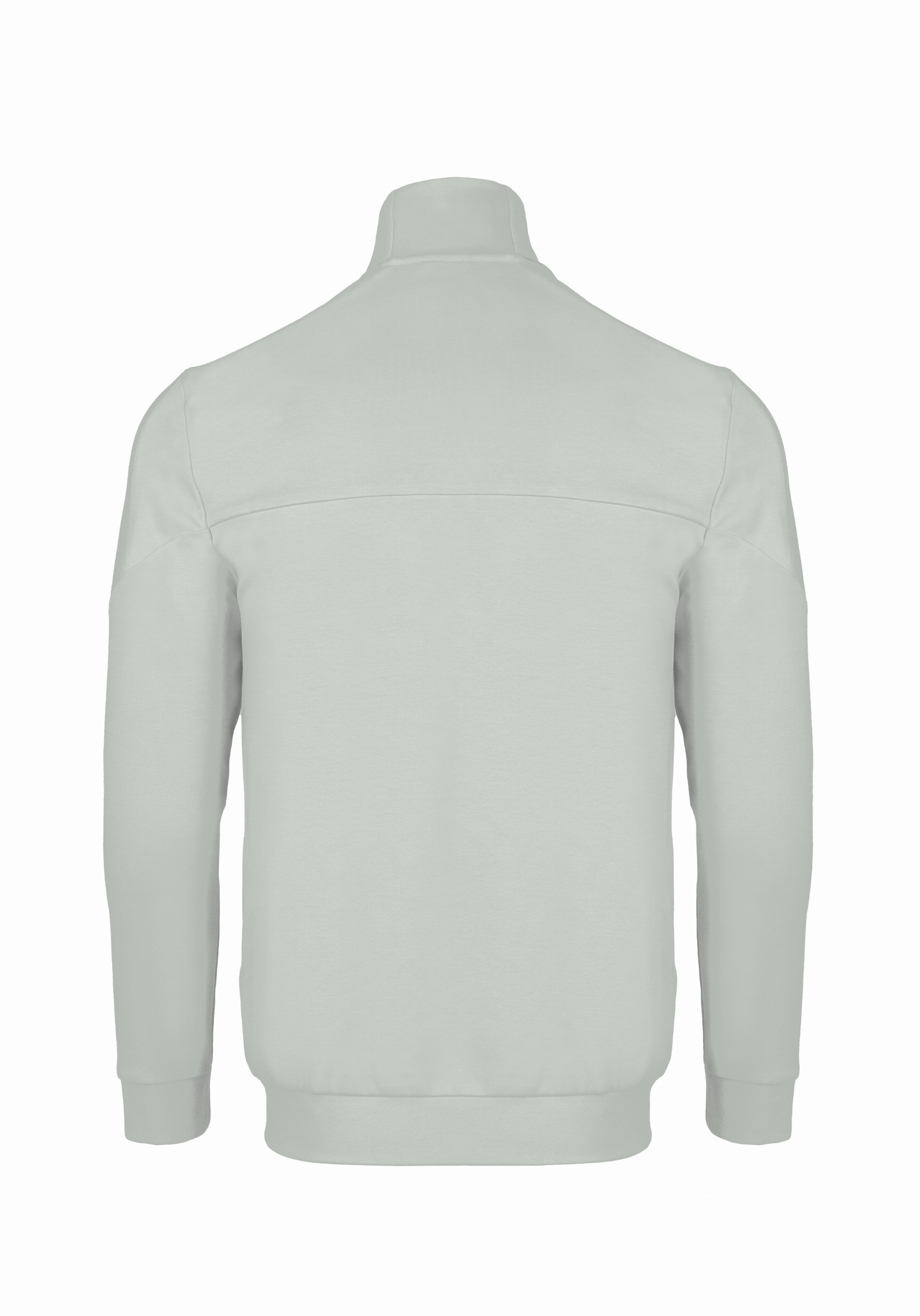 Shirt van katoen en cashmere | Grey