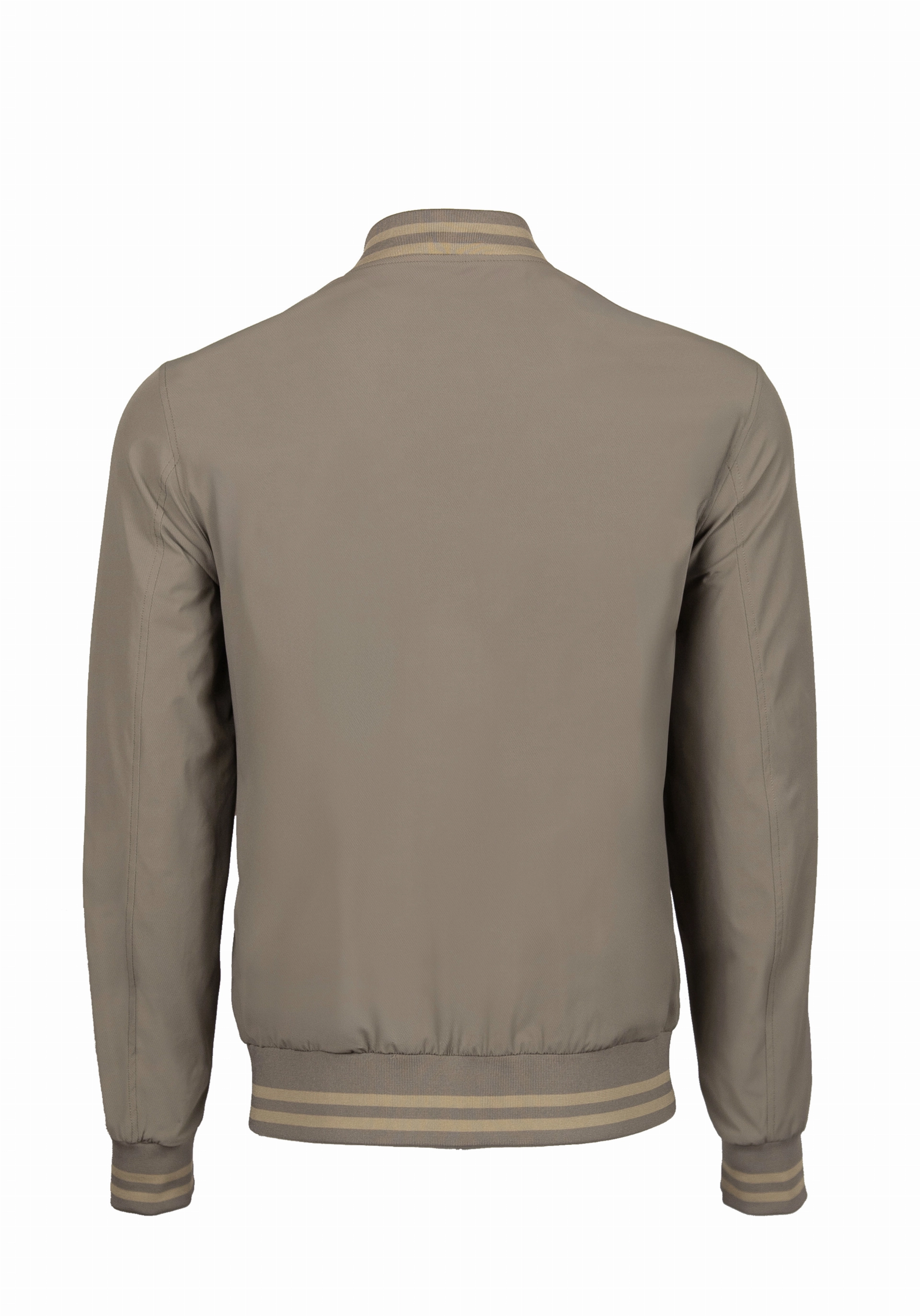 Shirt van katoen en cashmere | Brown