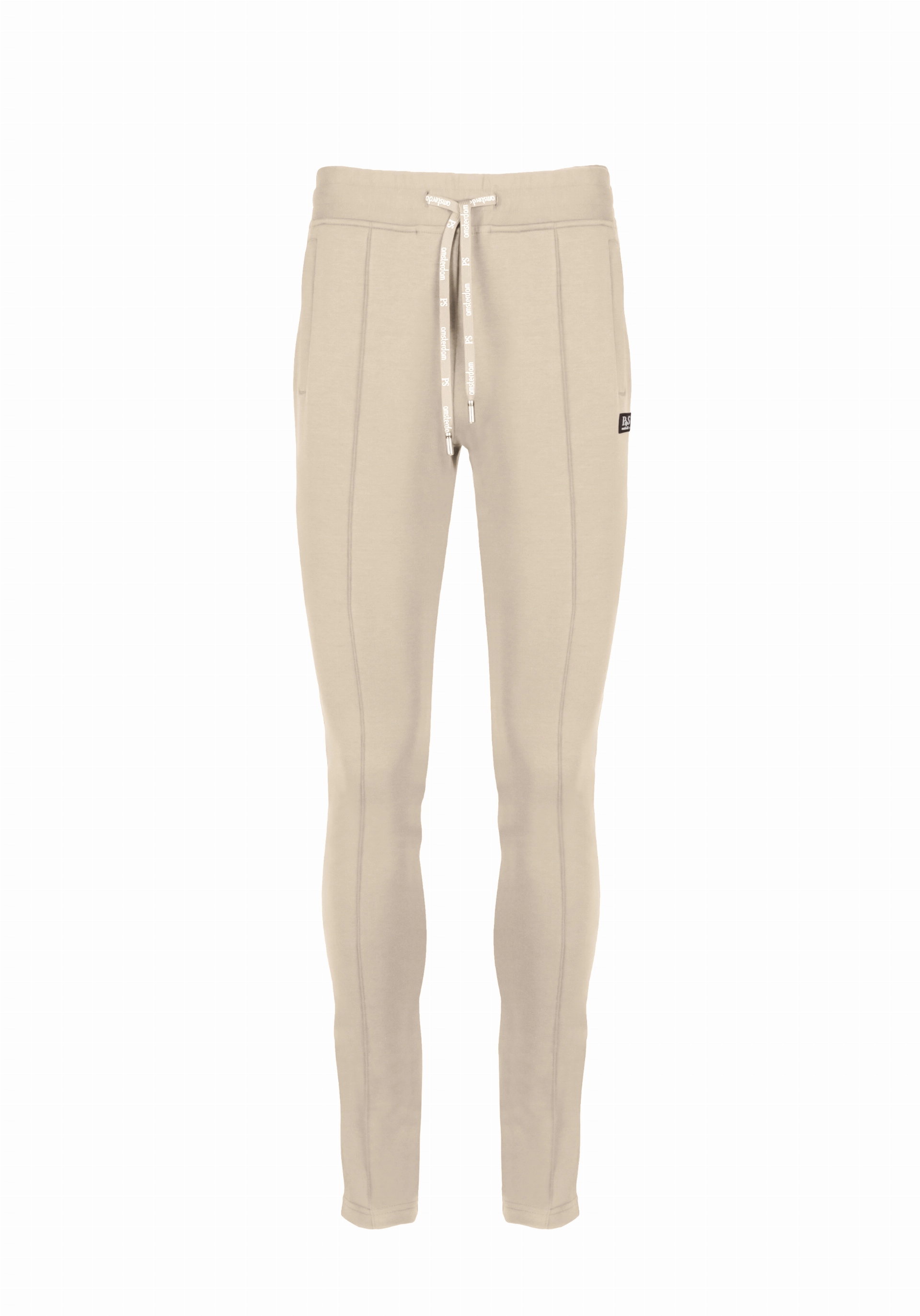 Shirt van katoen en cashmere | Beige