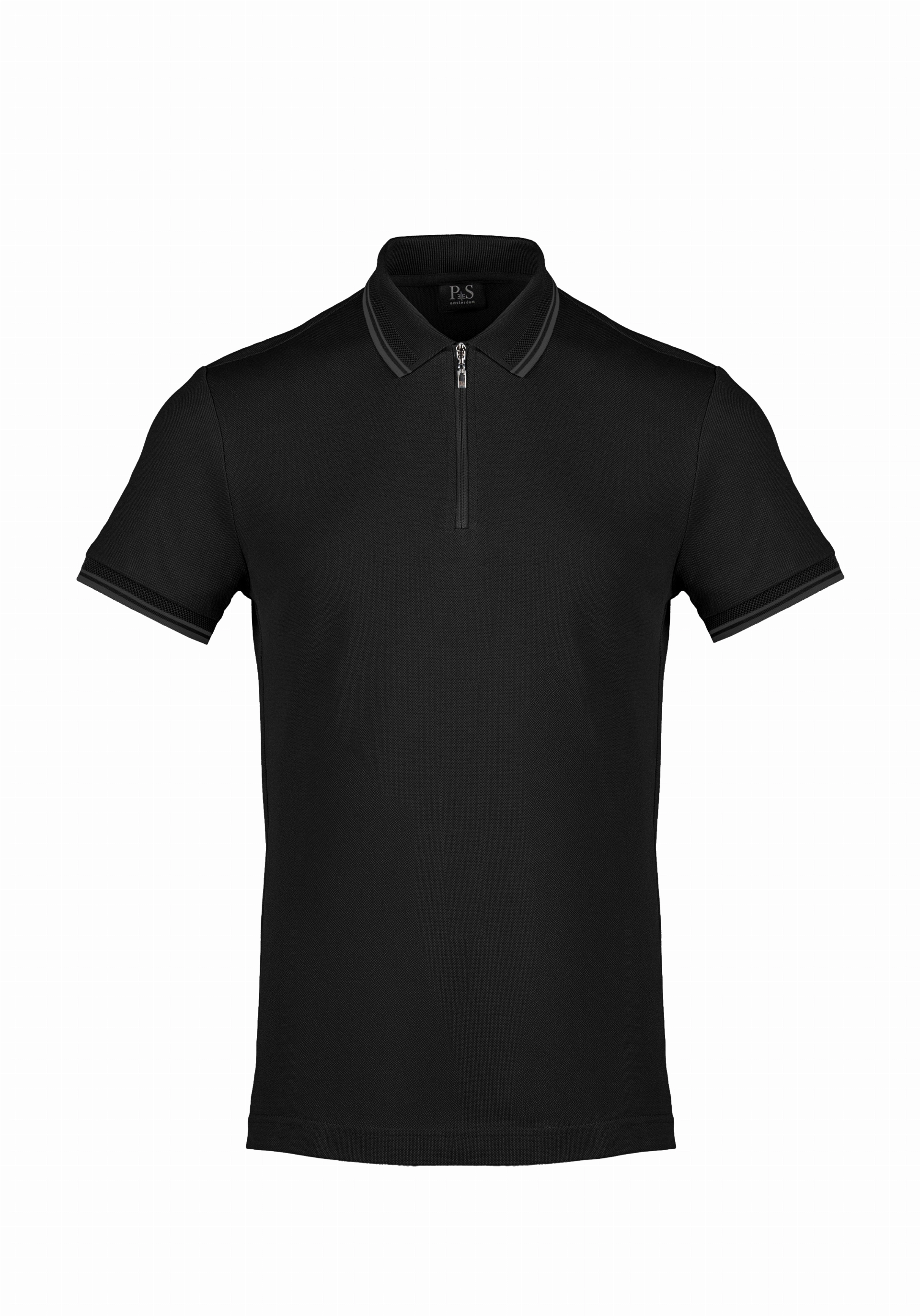 Shirt van katoen en cashmere | Black
