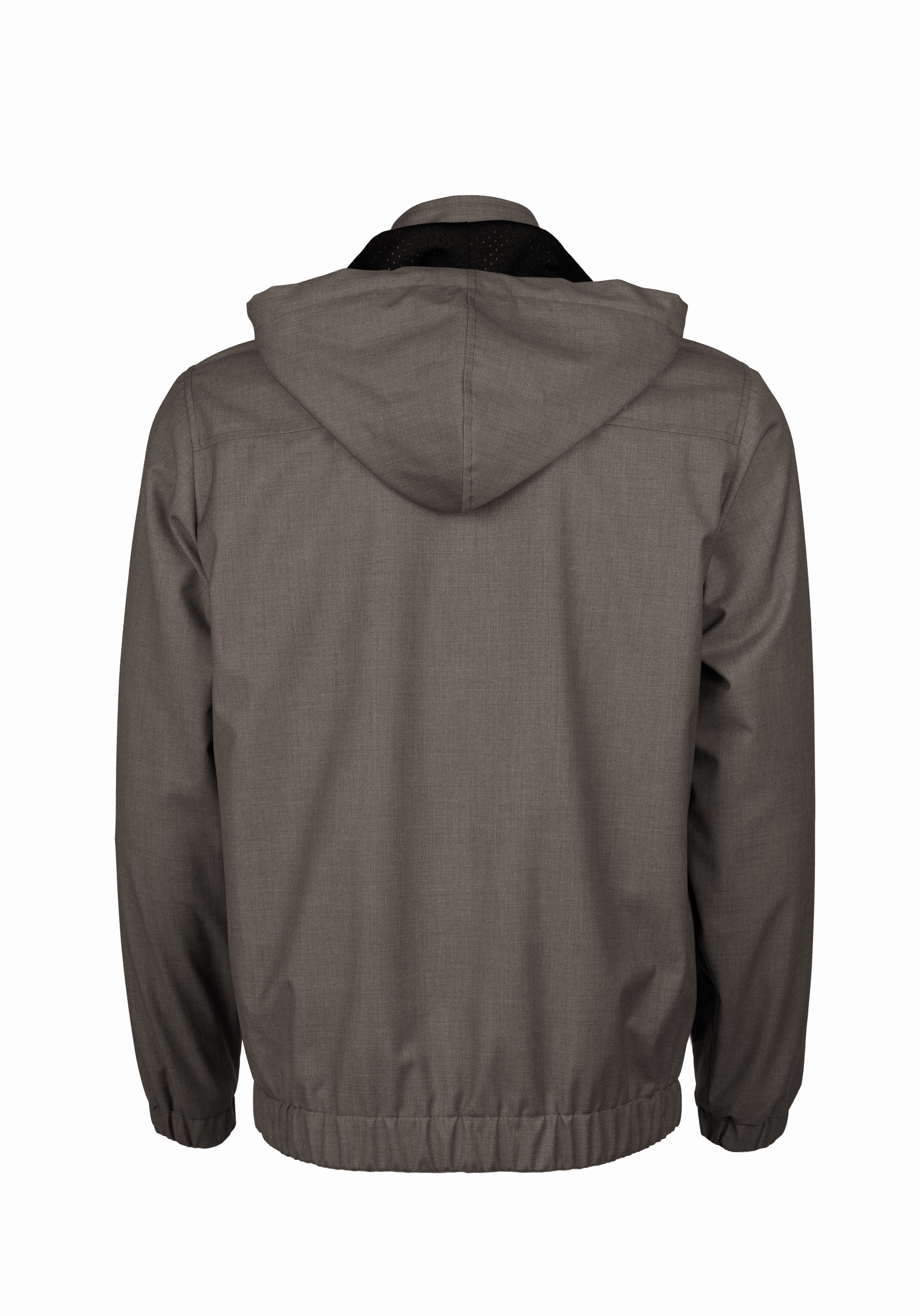 Shirt van katoen en cashmere | Brown