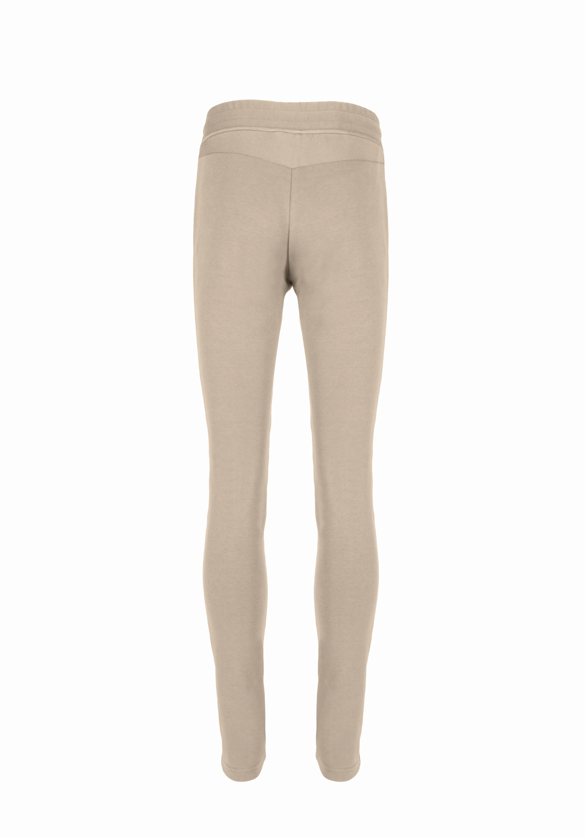 Shirt van katoen en cashmere | Beige