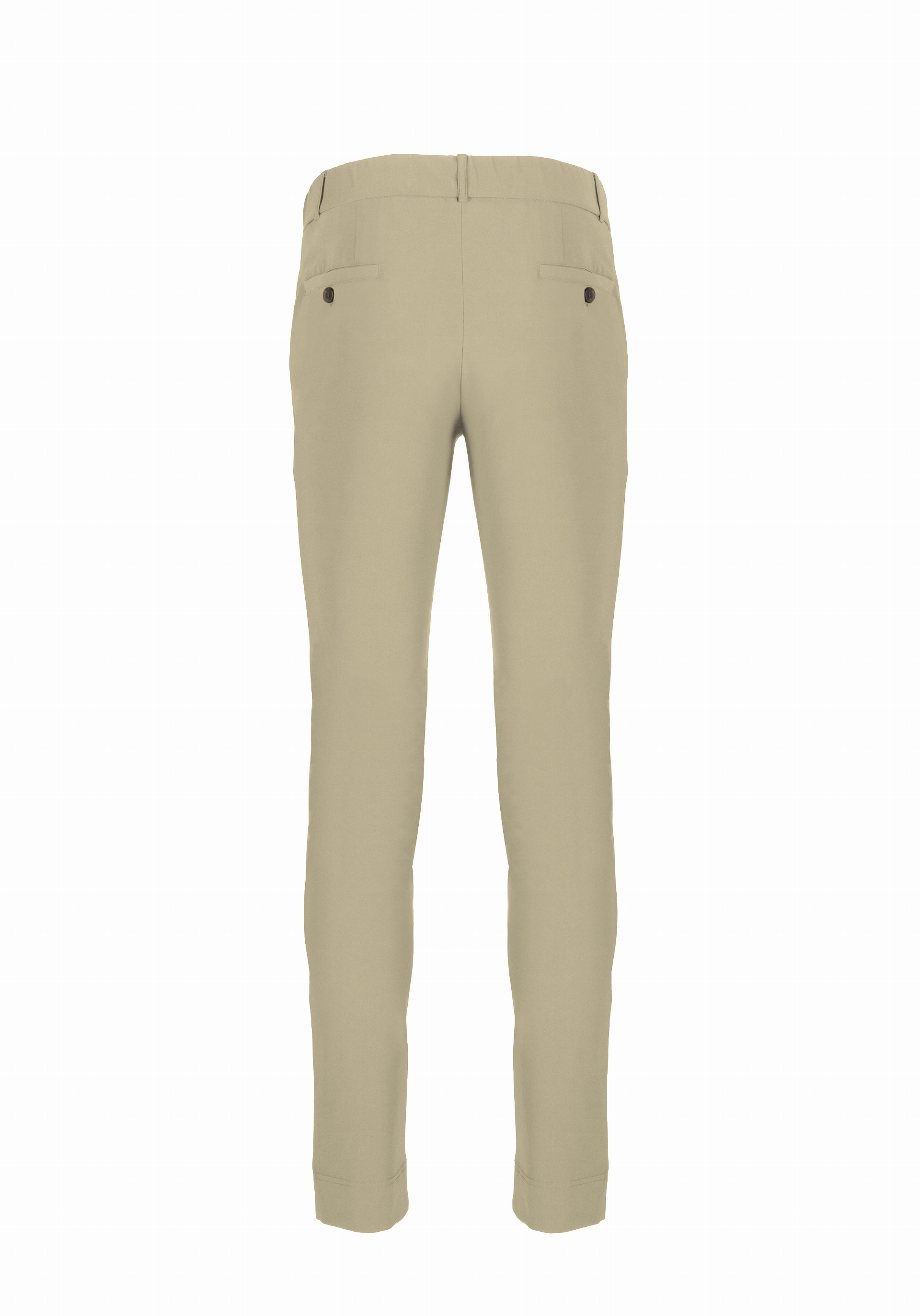 Shirt van katoen en cashmere | Beige