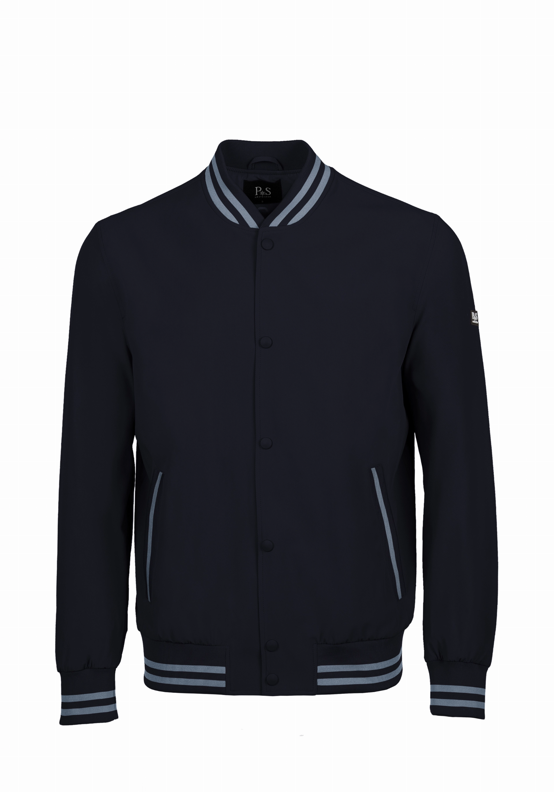 Shirt van katoen en cashmere | Blue