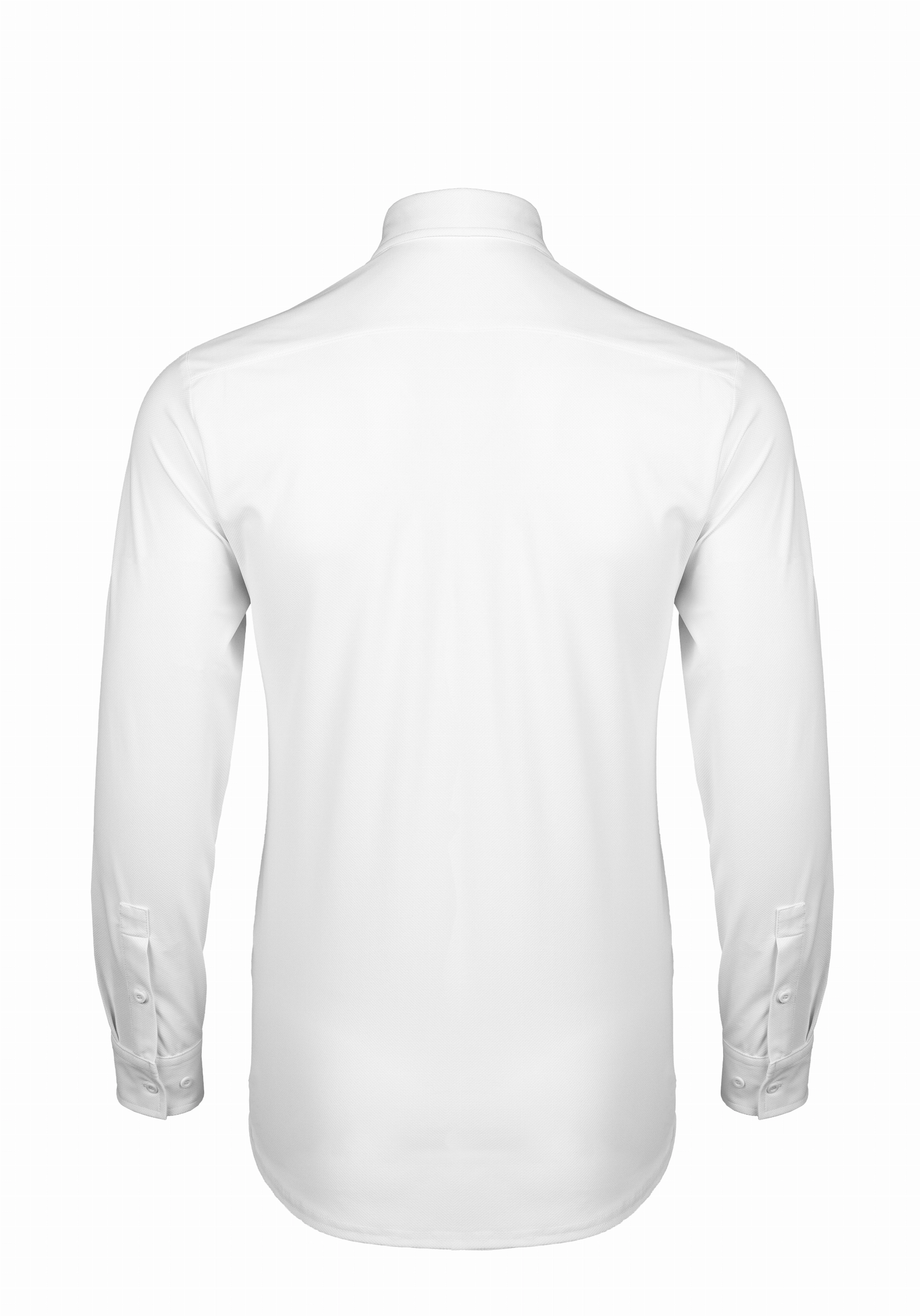 Shirt van katoen en cashmere | White