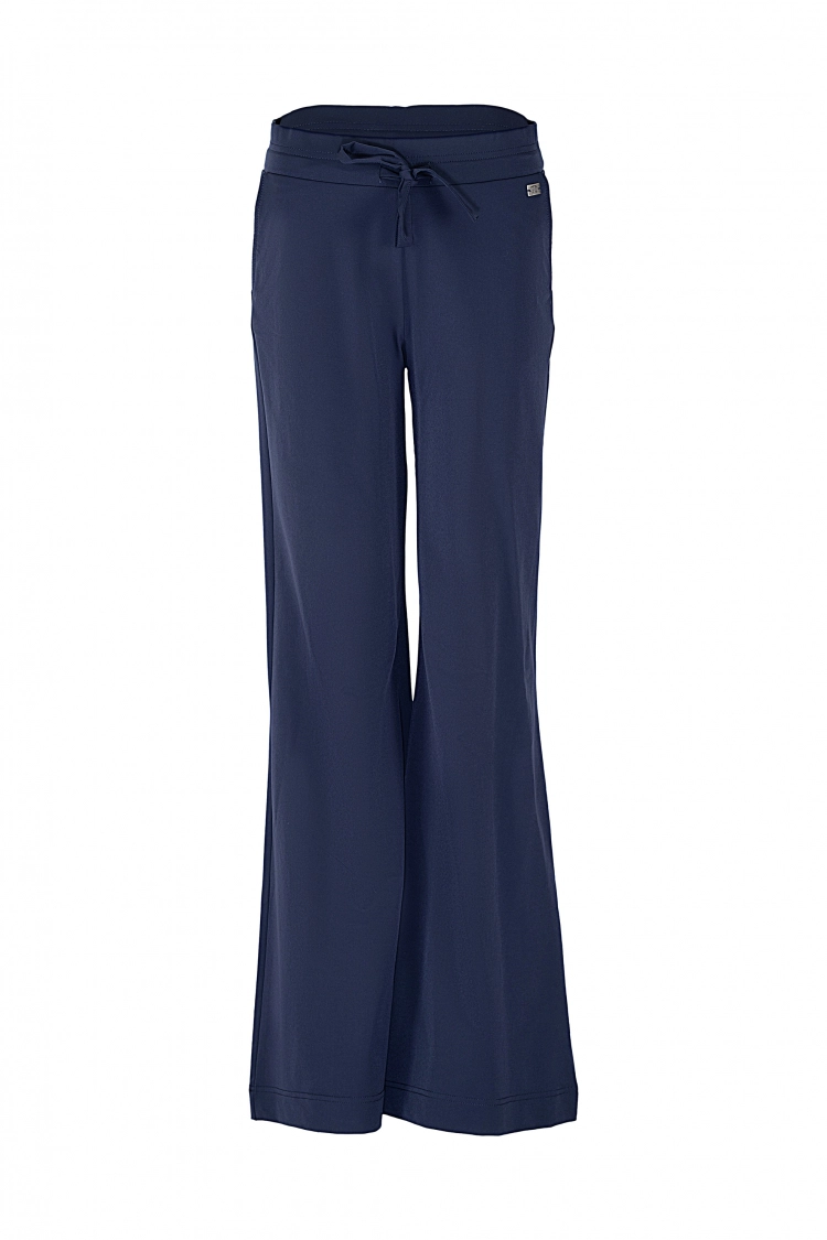 Shirt van katoen en cashmere | Blue