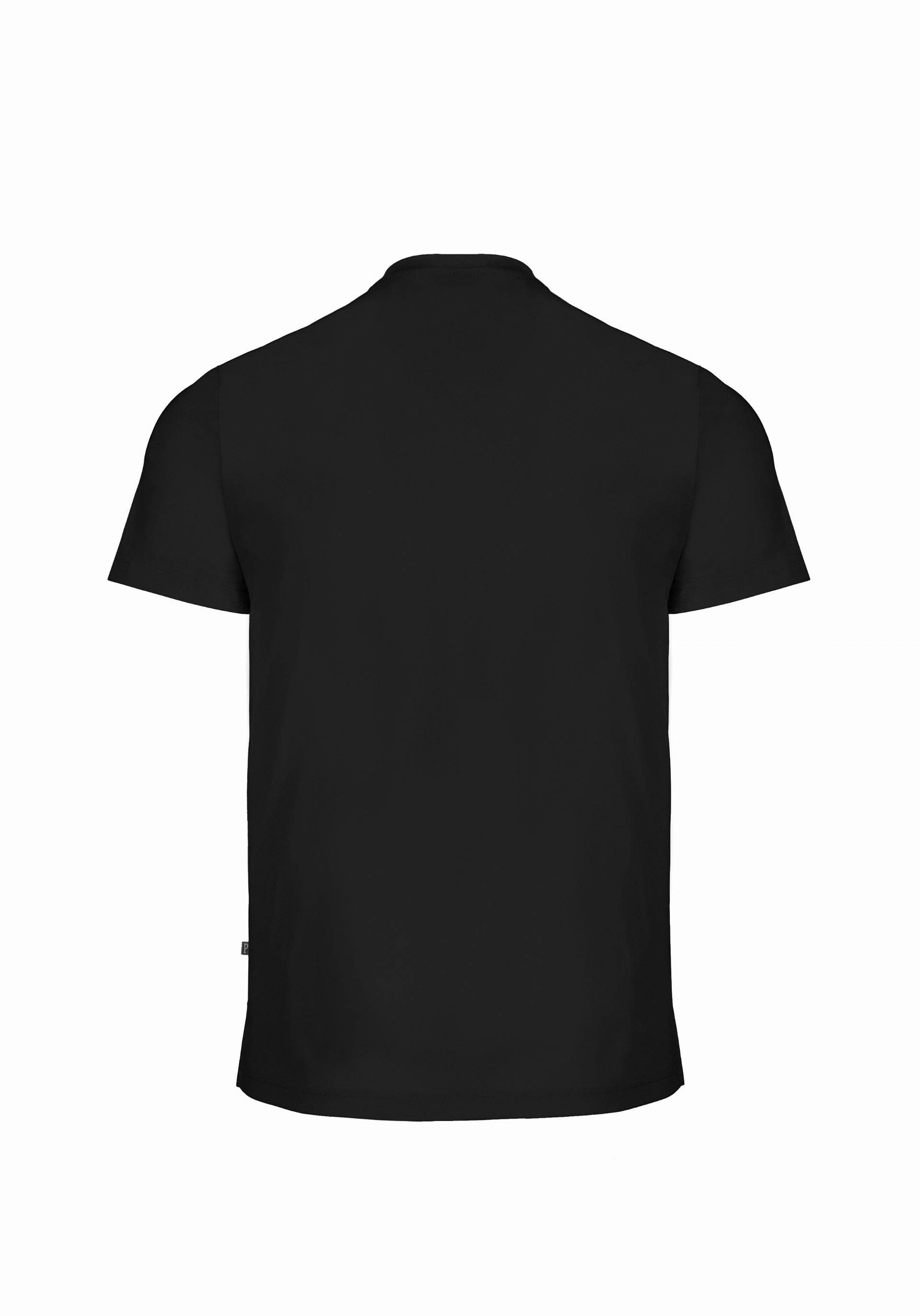 Shirt van katoen en cashmere | Black