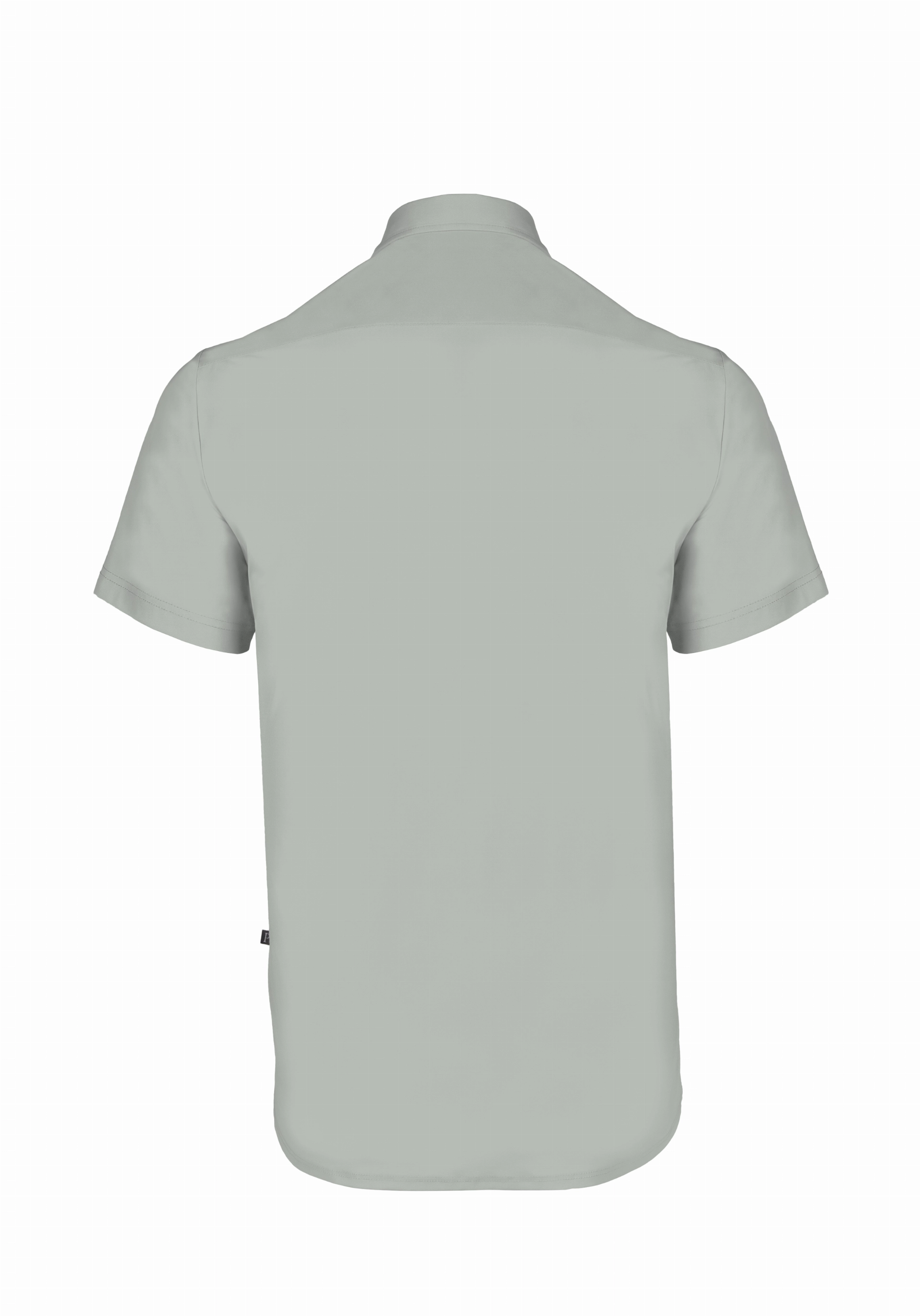 Shirt van katoen en cashmere | Grey