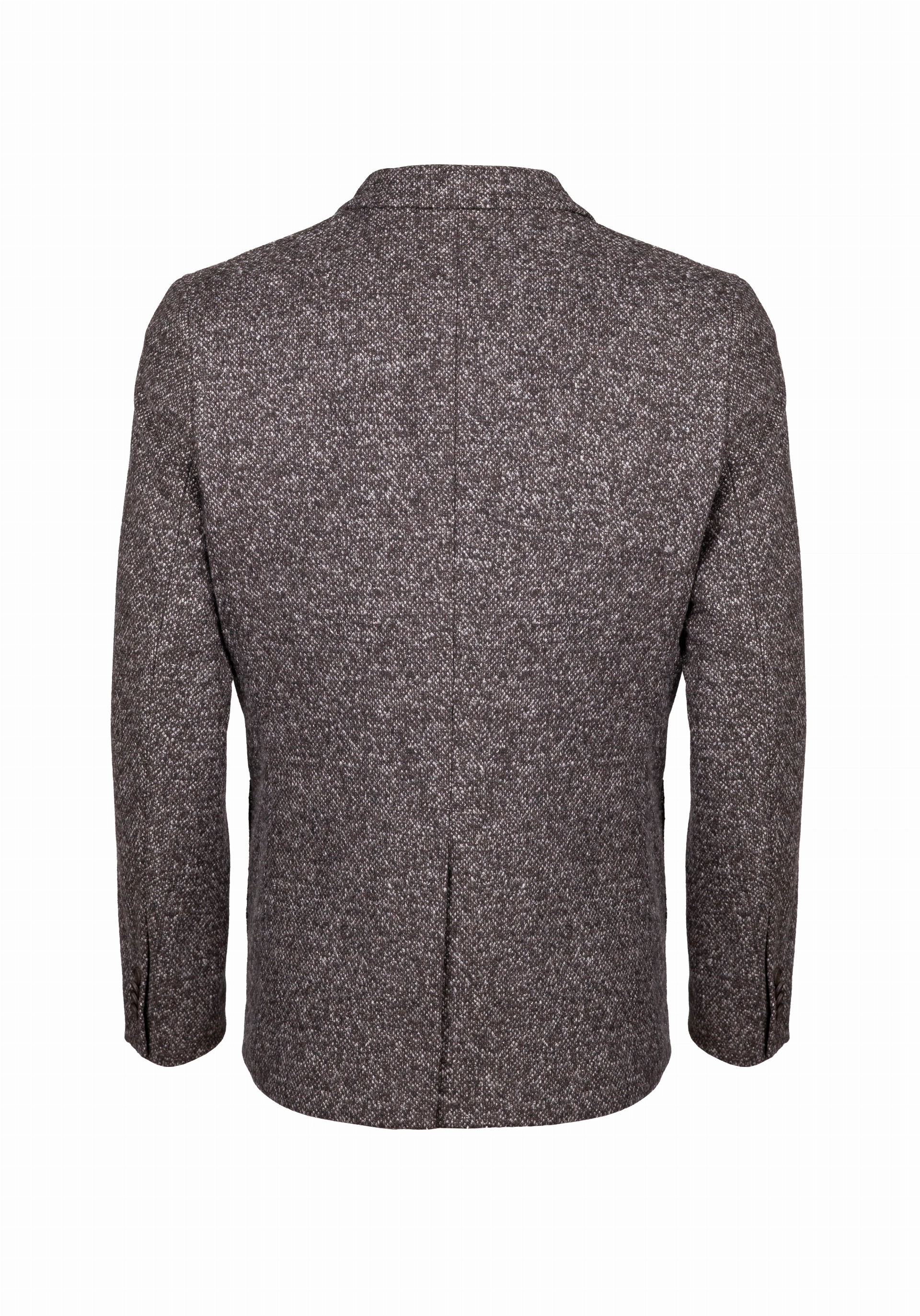 Shirt van katoen en cashmere | Brown