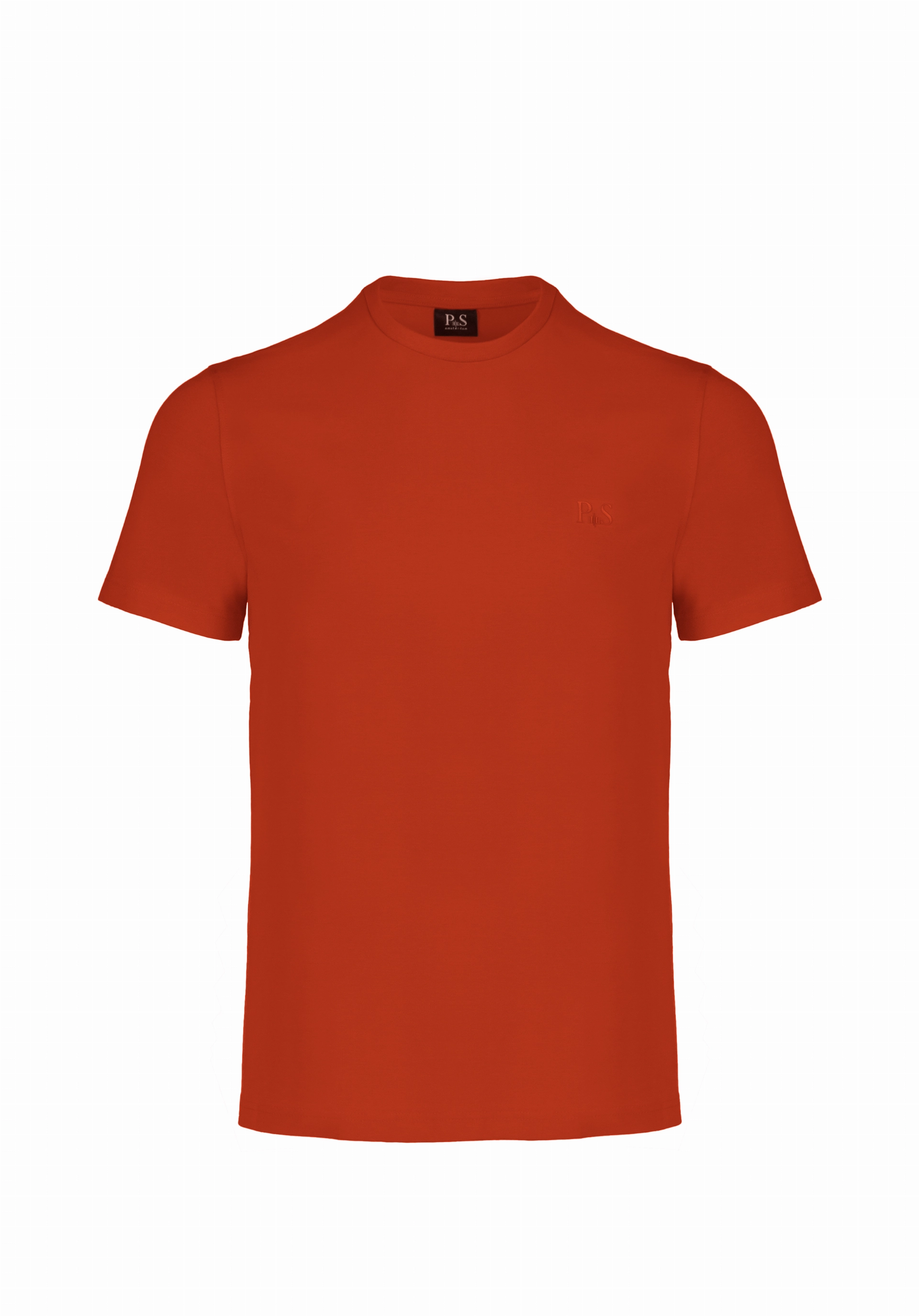 Shirt van katoen en cashmere | Red