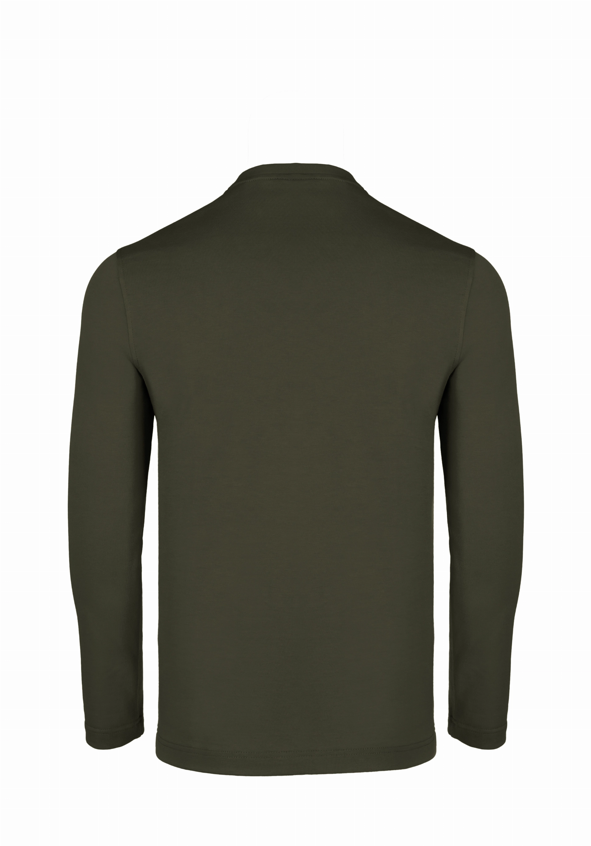 Shirt van katoen en cashmere | Green