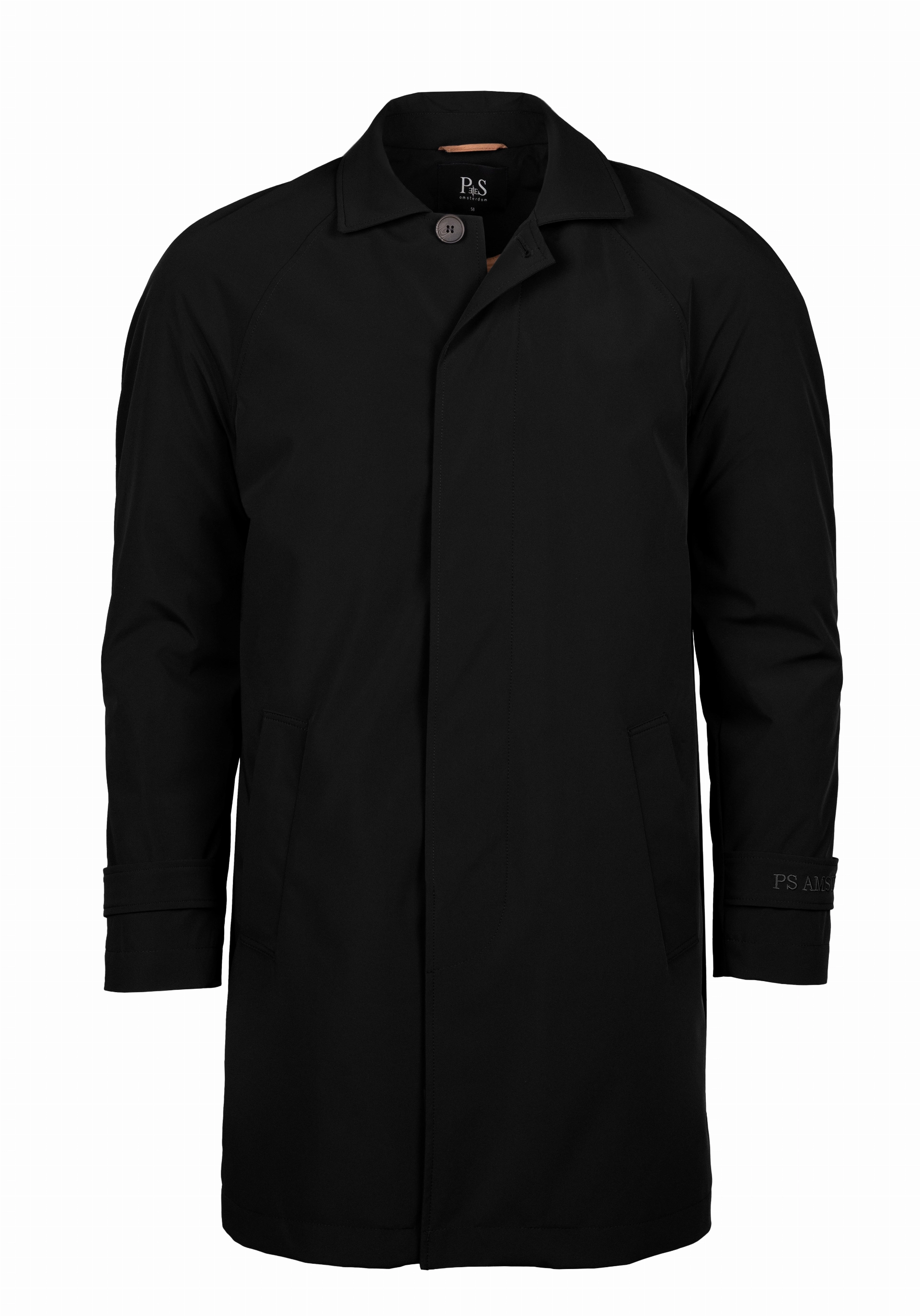 Shirt van katoen en cashmere | Black