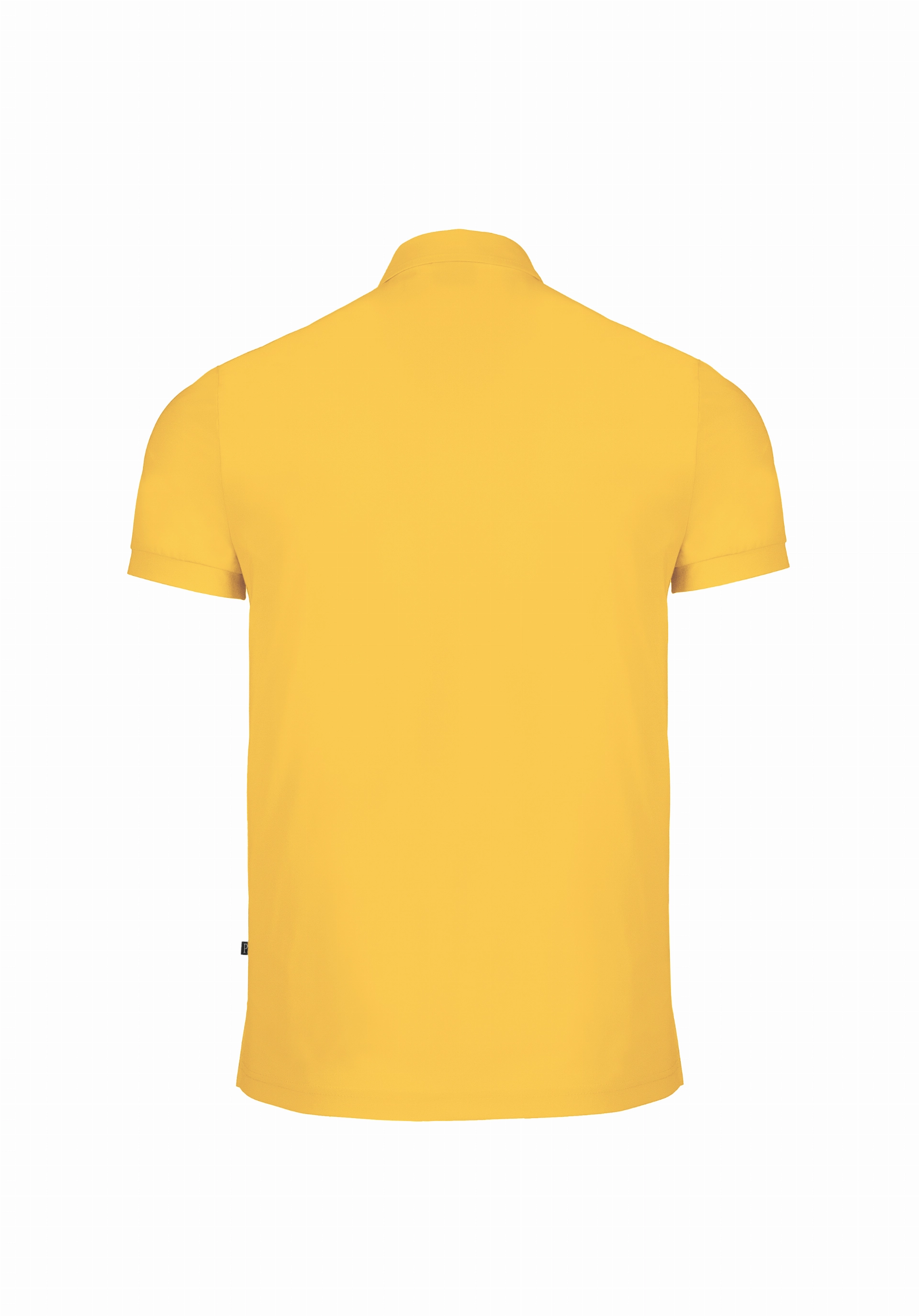 Shirt van katoen en cashmere | Yellow