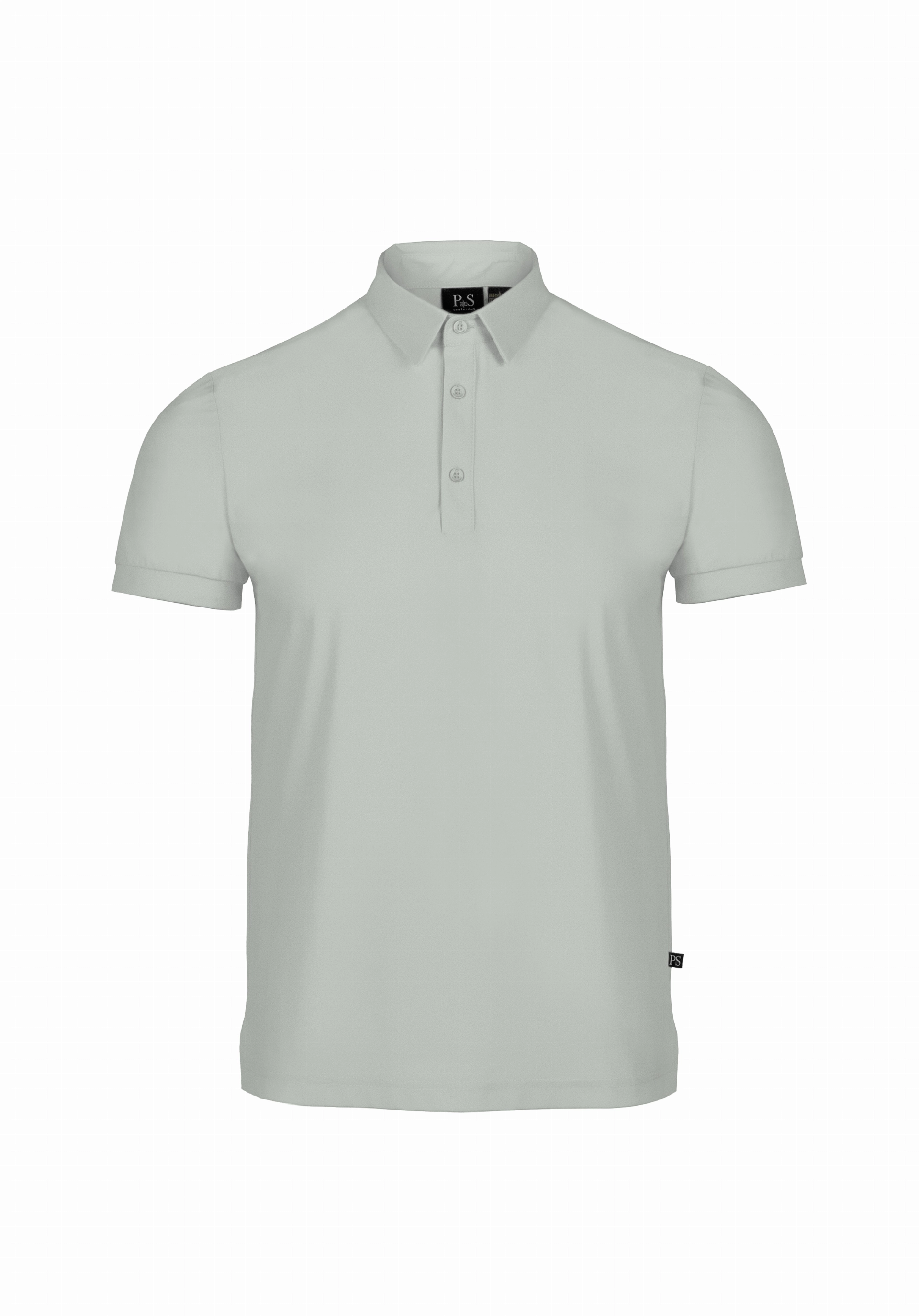 Shirt van katoen en cashmere | Grey