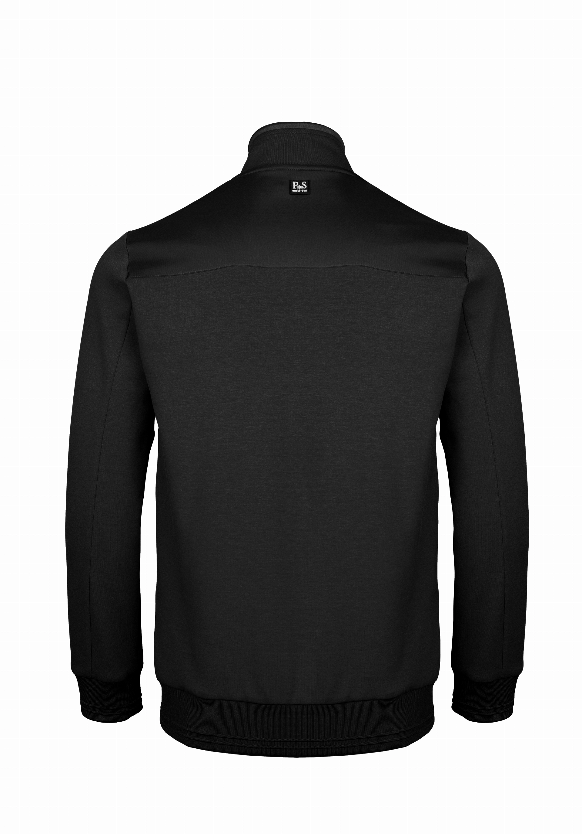 Shirt van katoen en cashmere | Black
