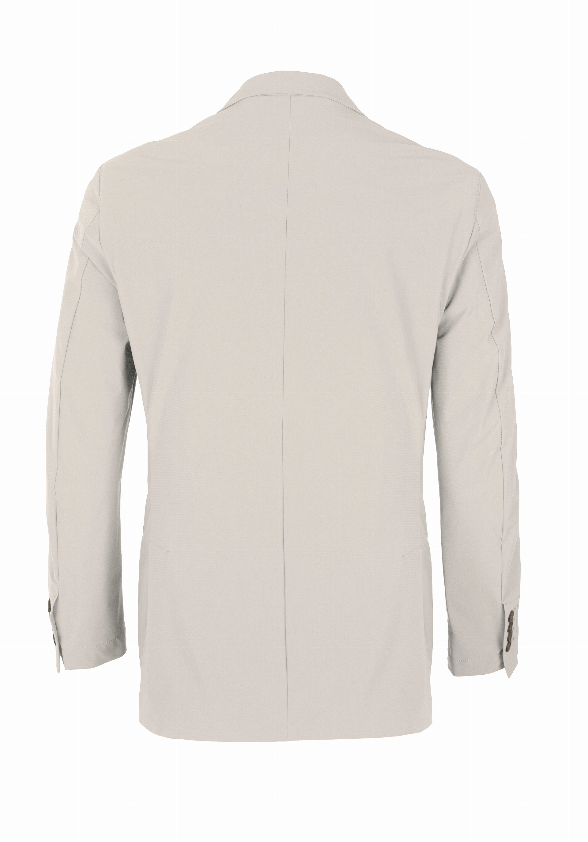 Shirt van katoen en cashmere | Beige