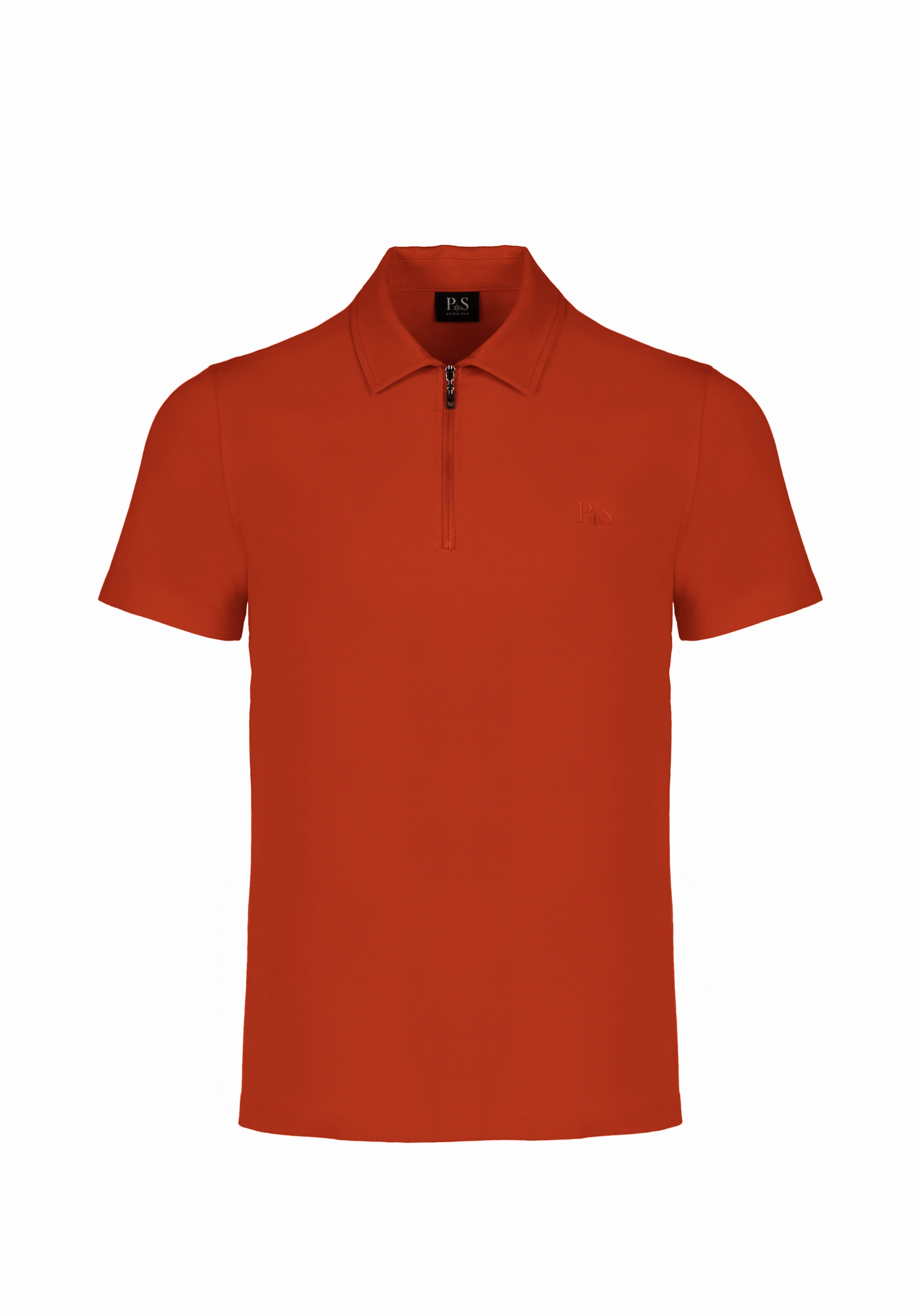 Shirt van katoen en cashmere | Red